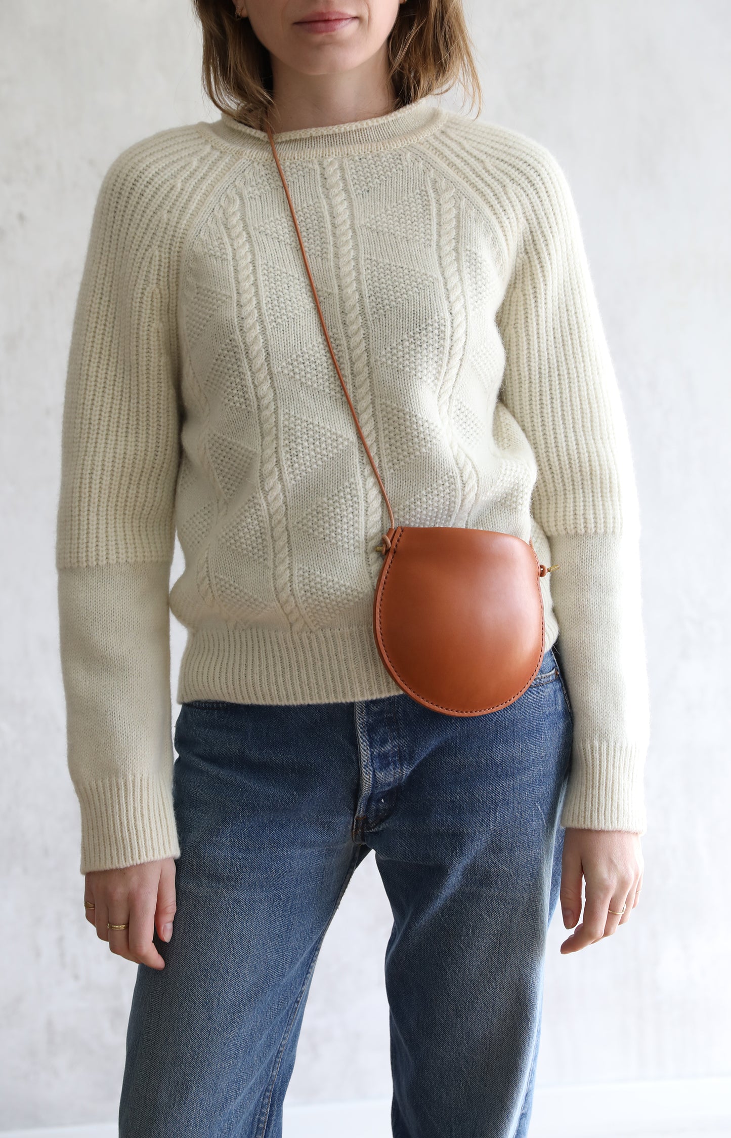 Small Camel Pocket Shoulder Bag