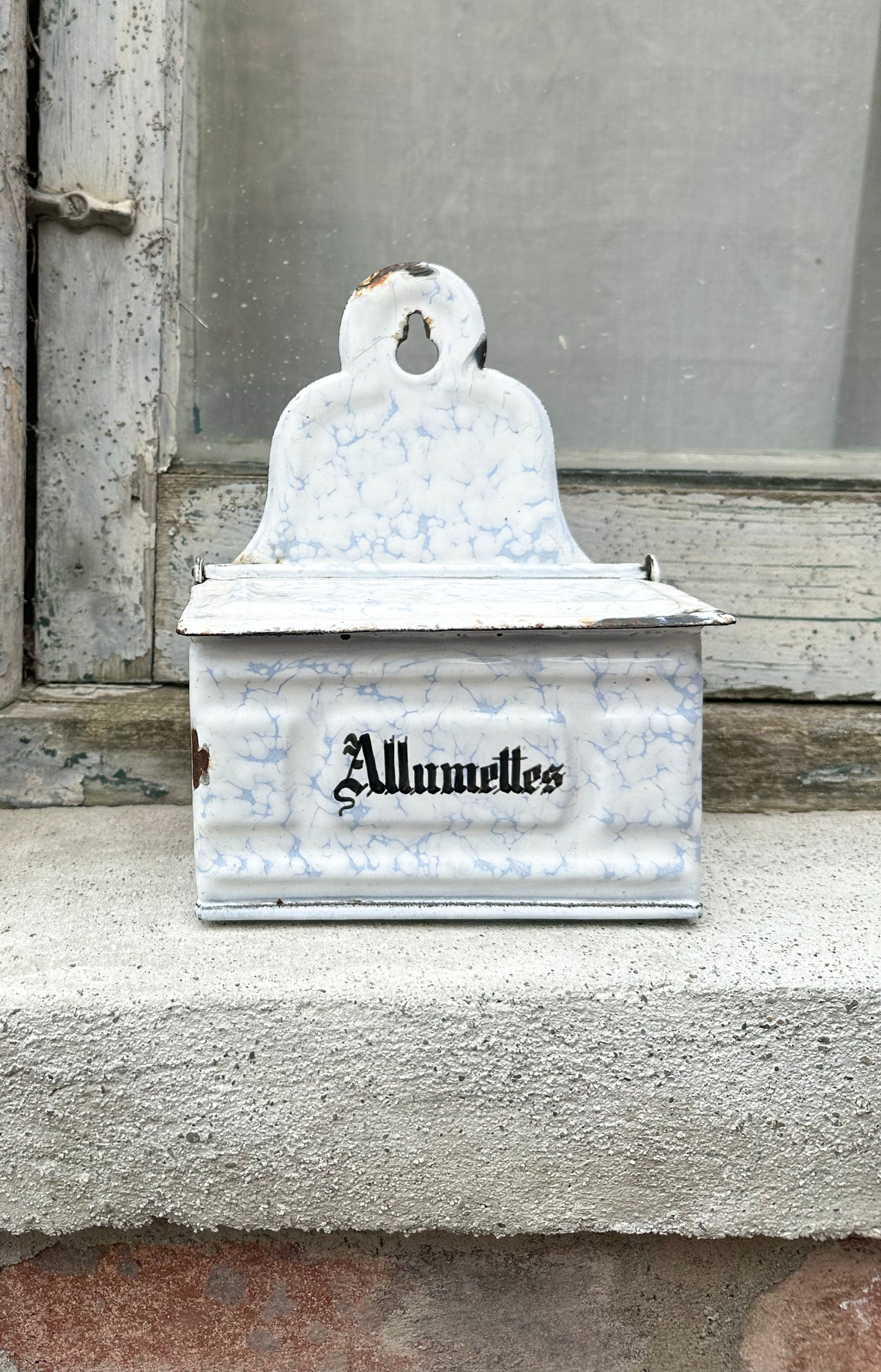 Enamel Allumettes Box
