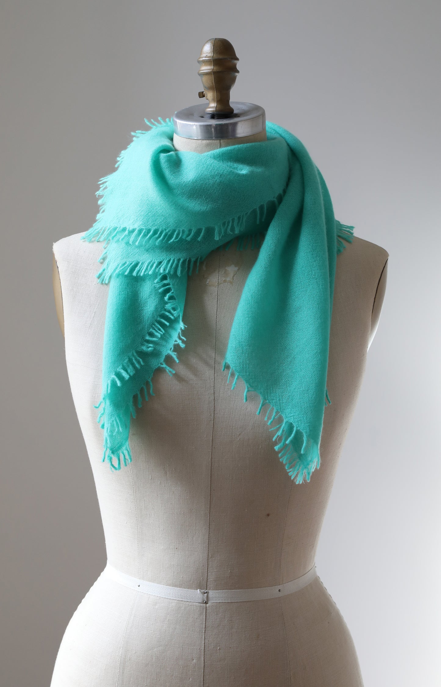 Aqua Cashmere Scarf