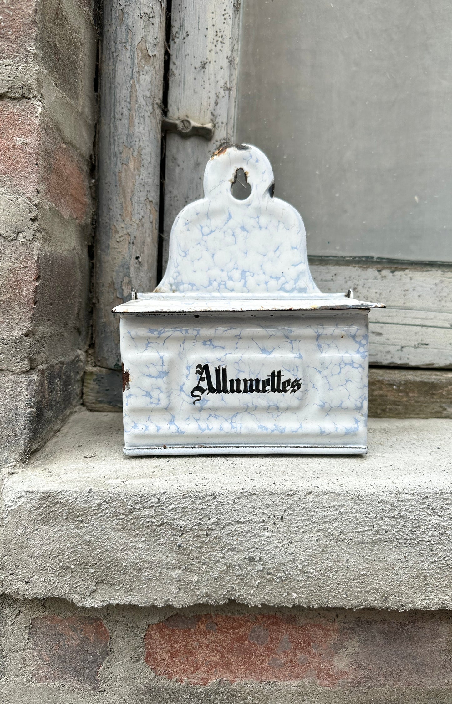 Enamel Allumettes Box