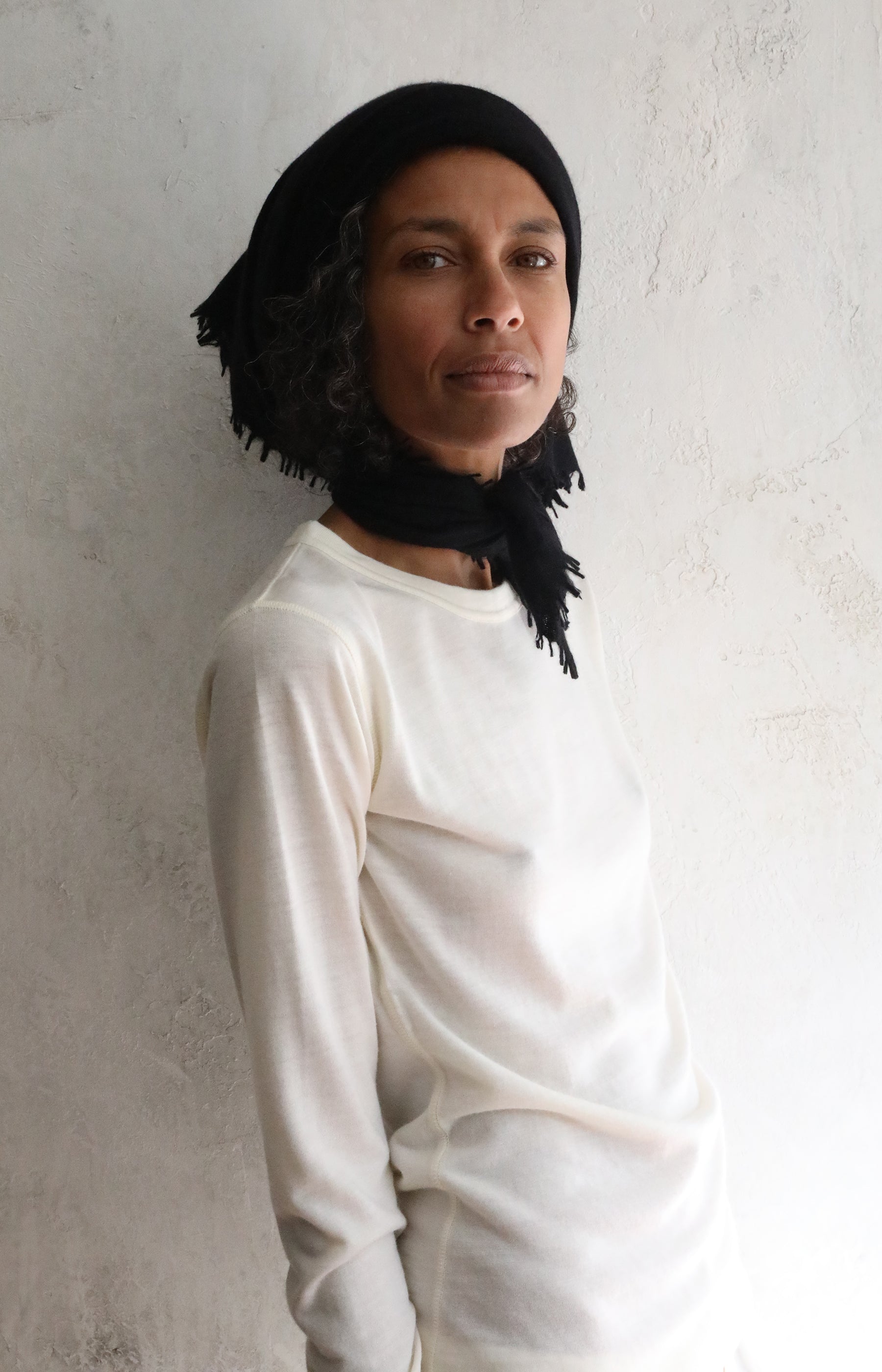 Black Cashmere Scarf
