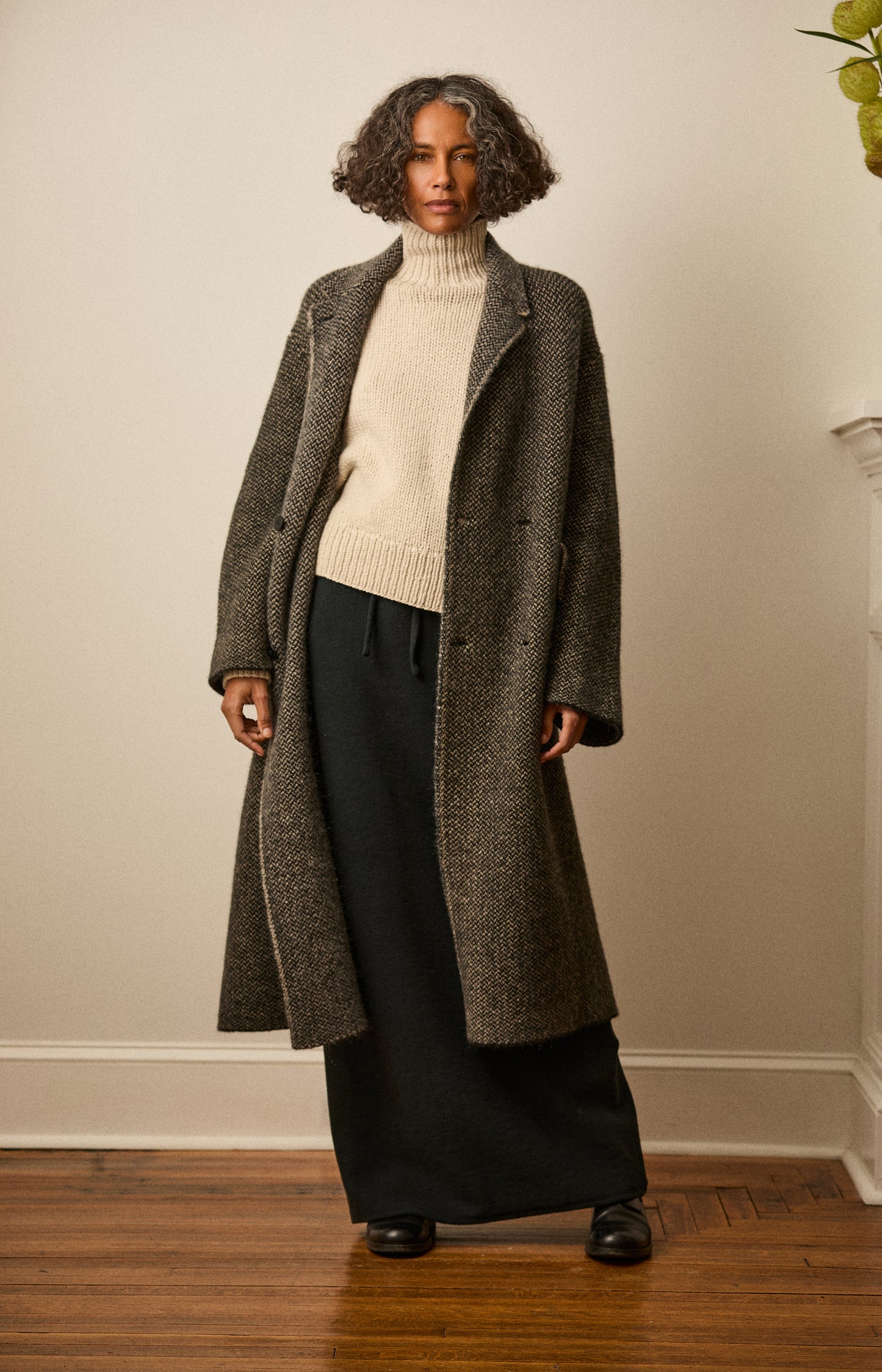 Black & Natural Bob's Coat