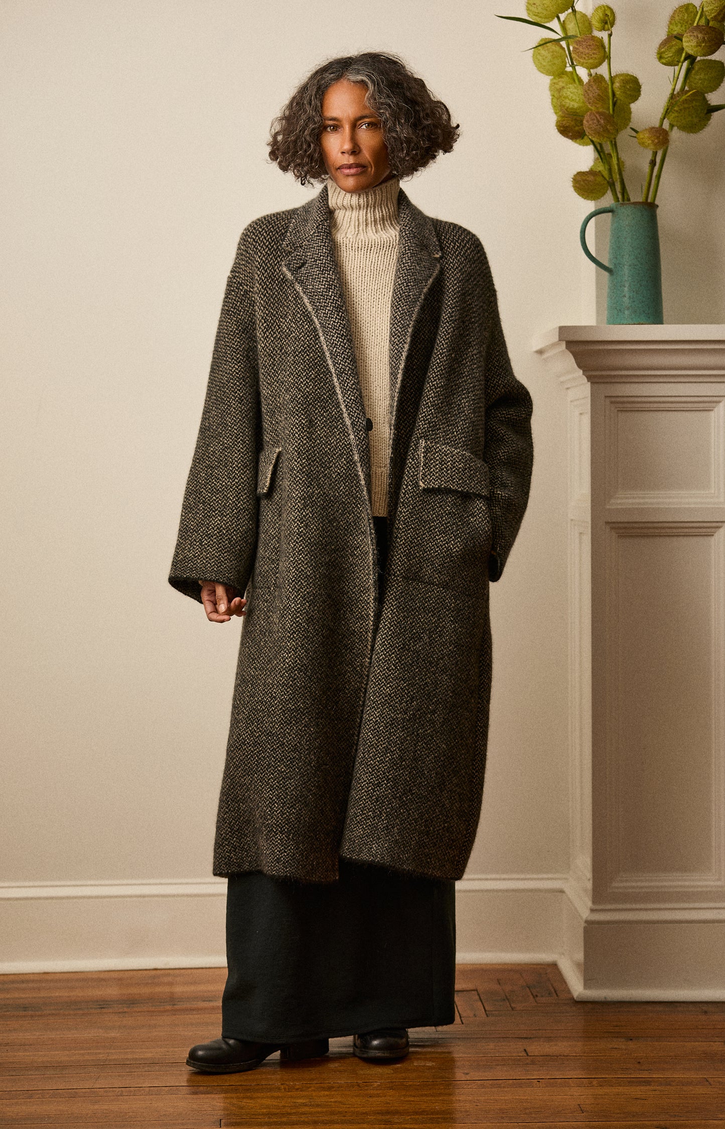 Black & Natural Bob's Coat