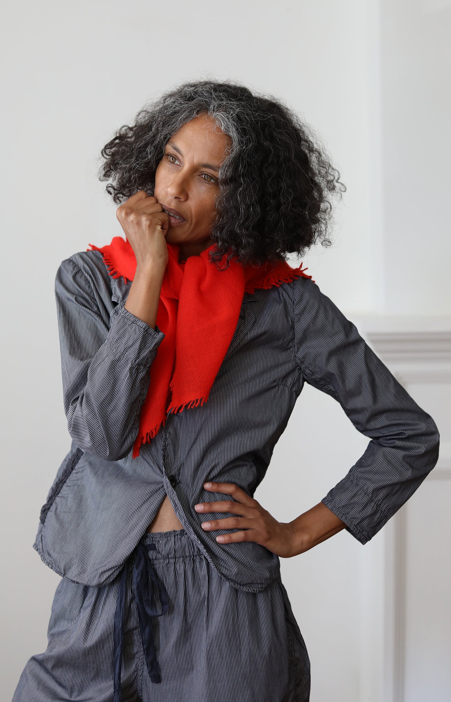 Poppy Cashmere Scarf