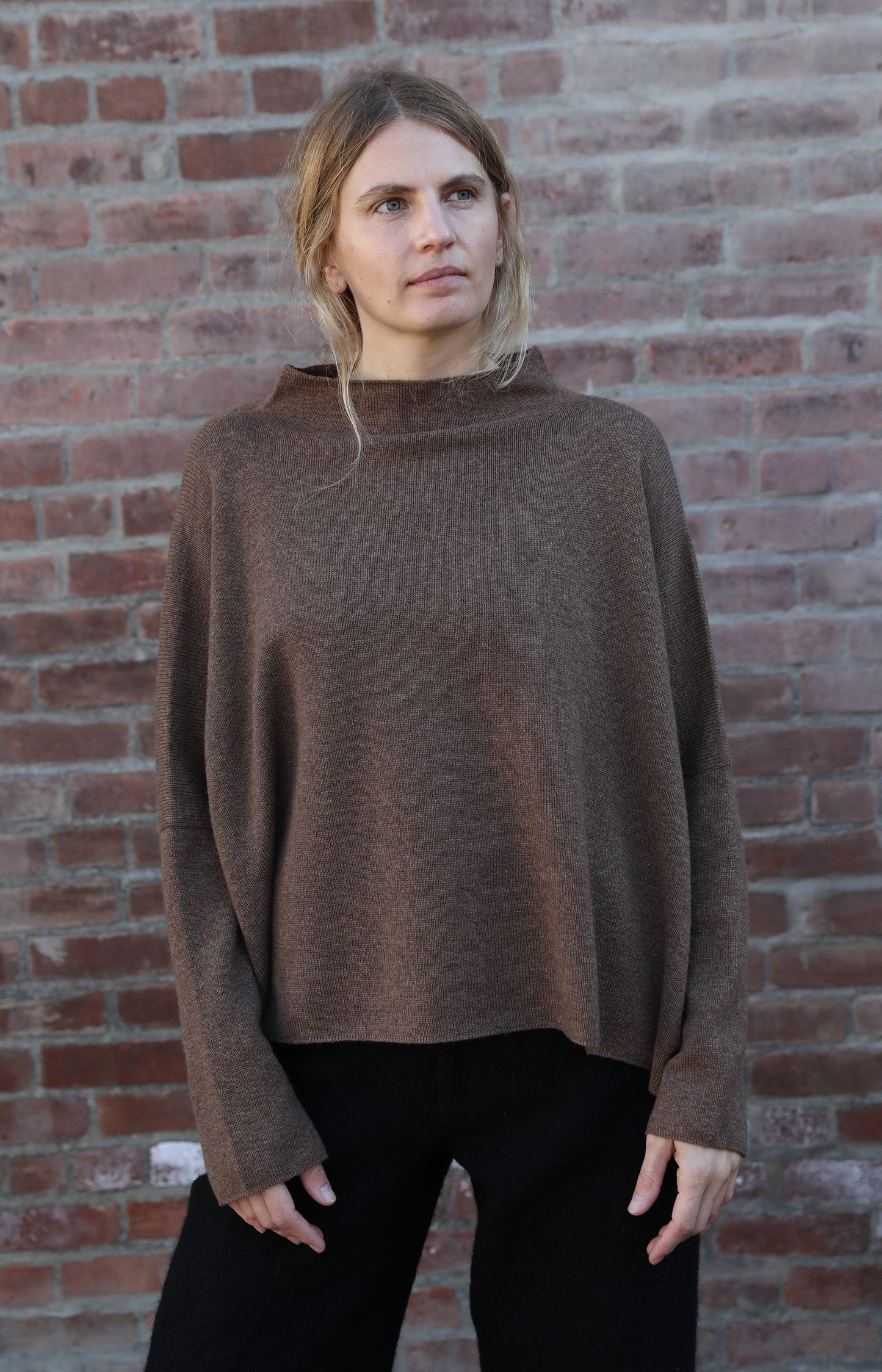 Sable Mock Neck Sweater