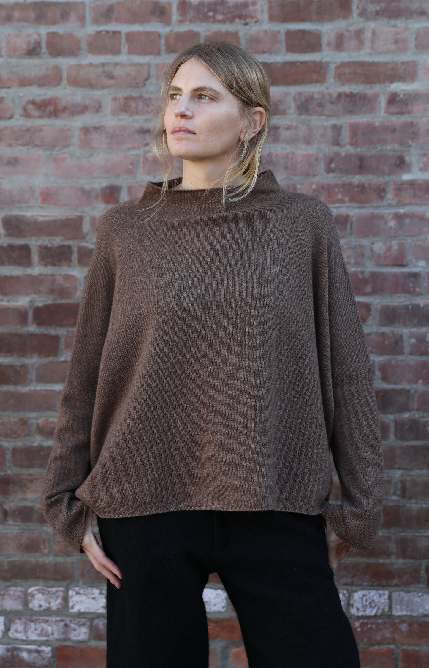 Sable Mock Neck Sweater