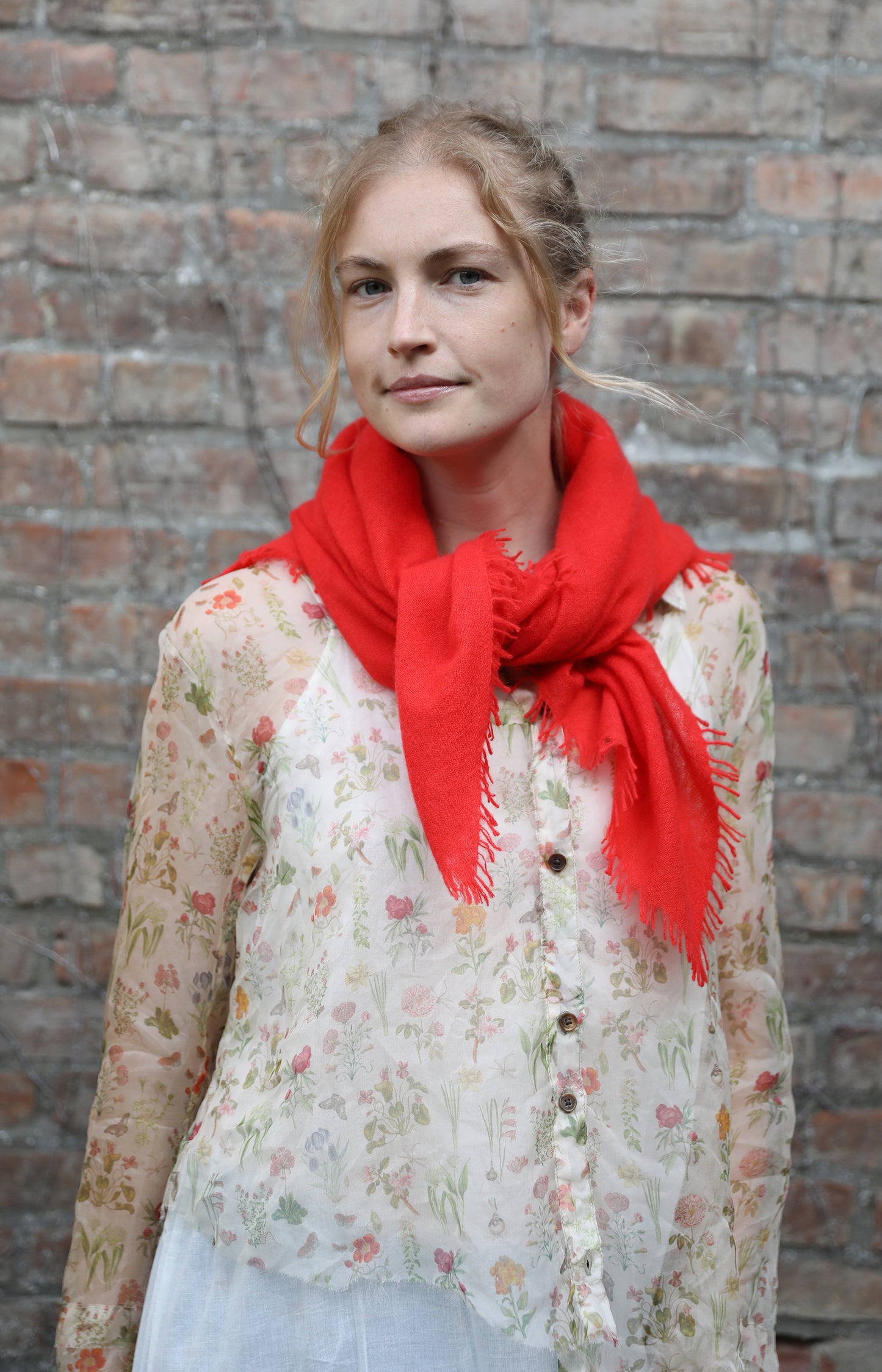 Tomato Cashmere Scarf