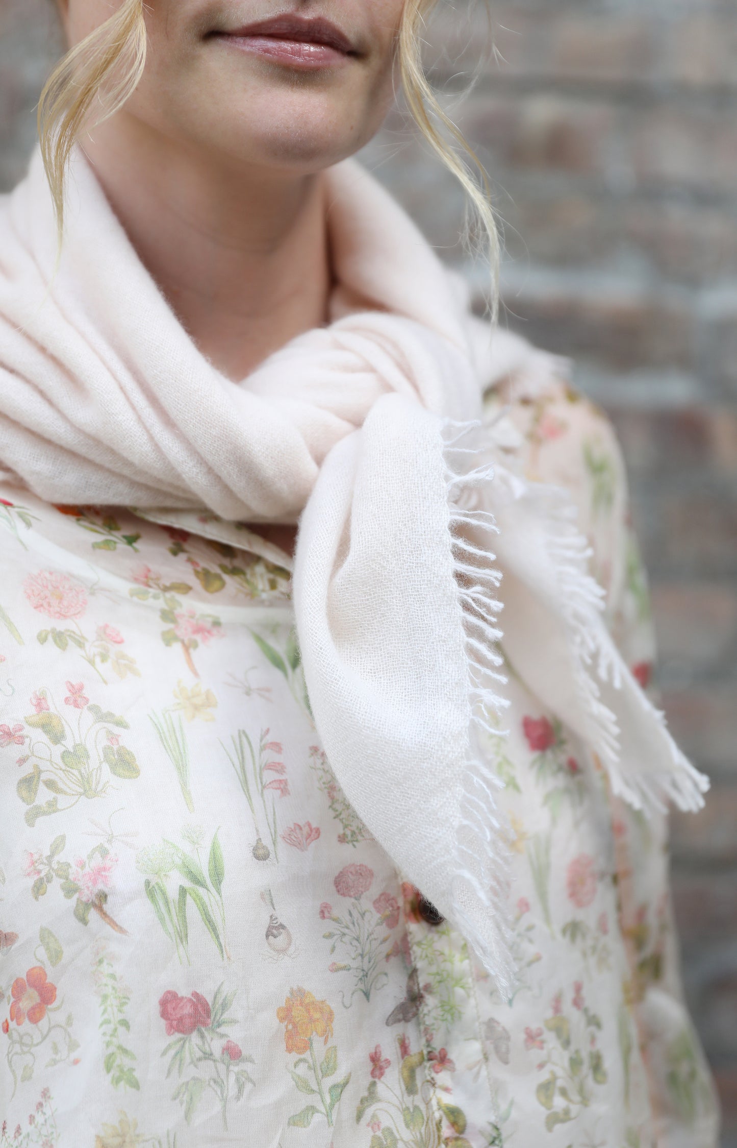 Parchment Cashmere Scarf