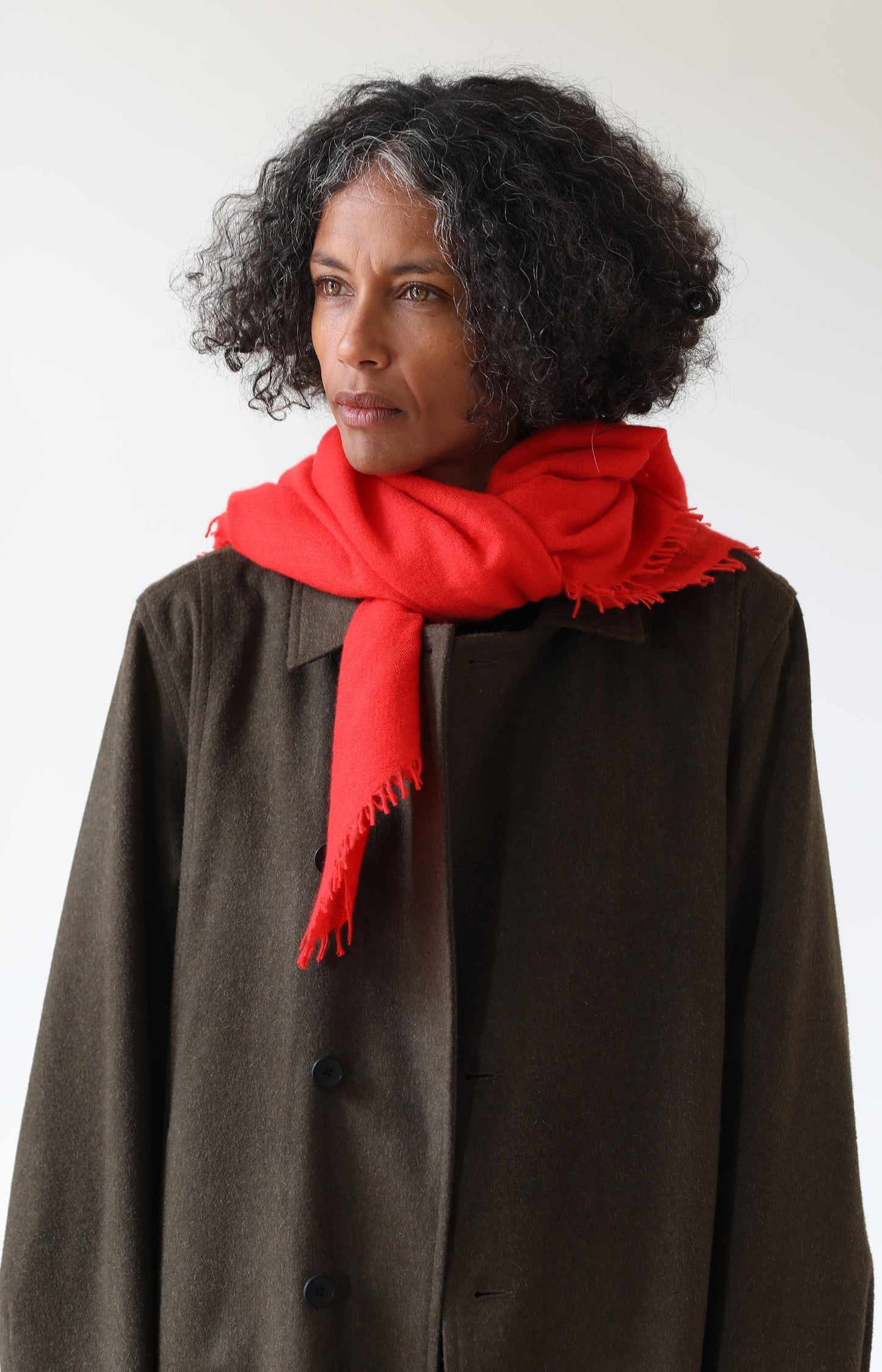 Tomato Cashmere Scarf