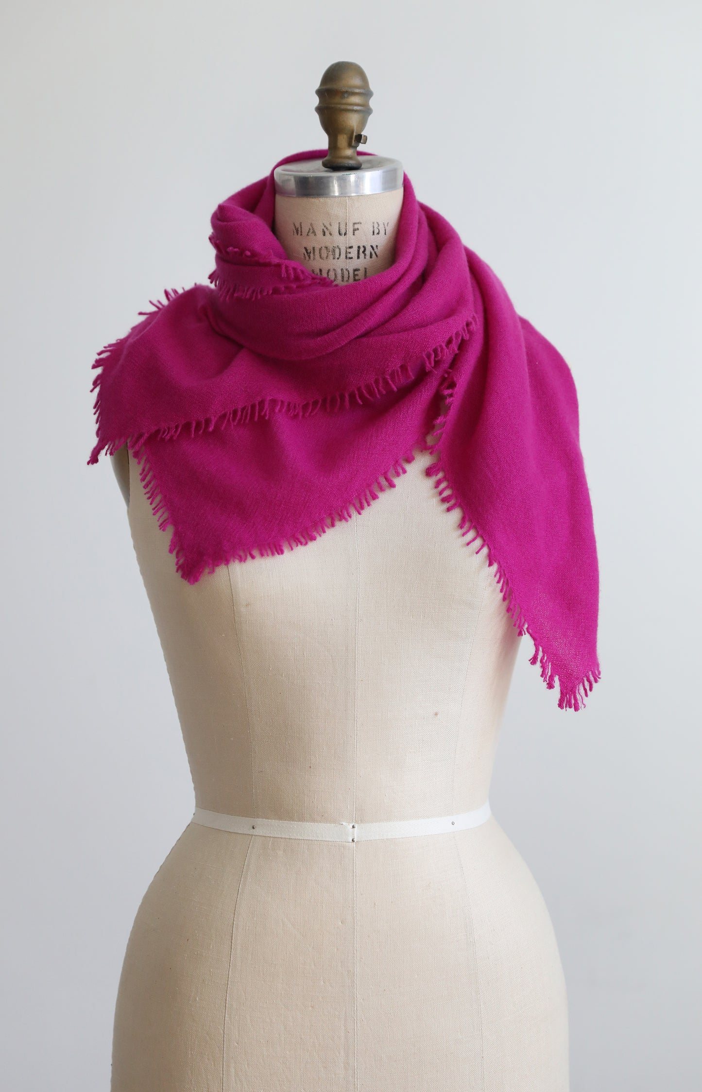 Magenta Cashmere Scarf