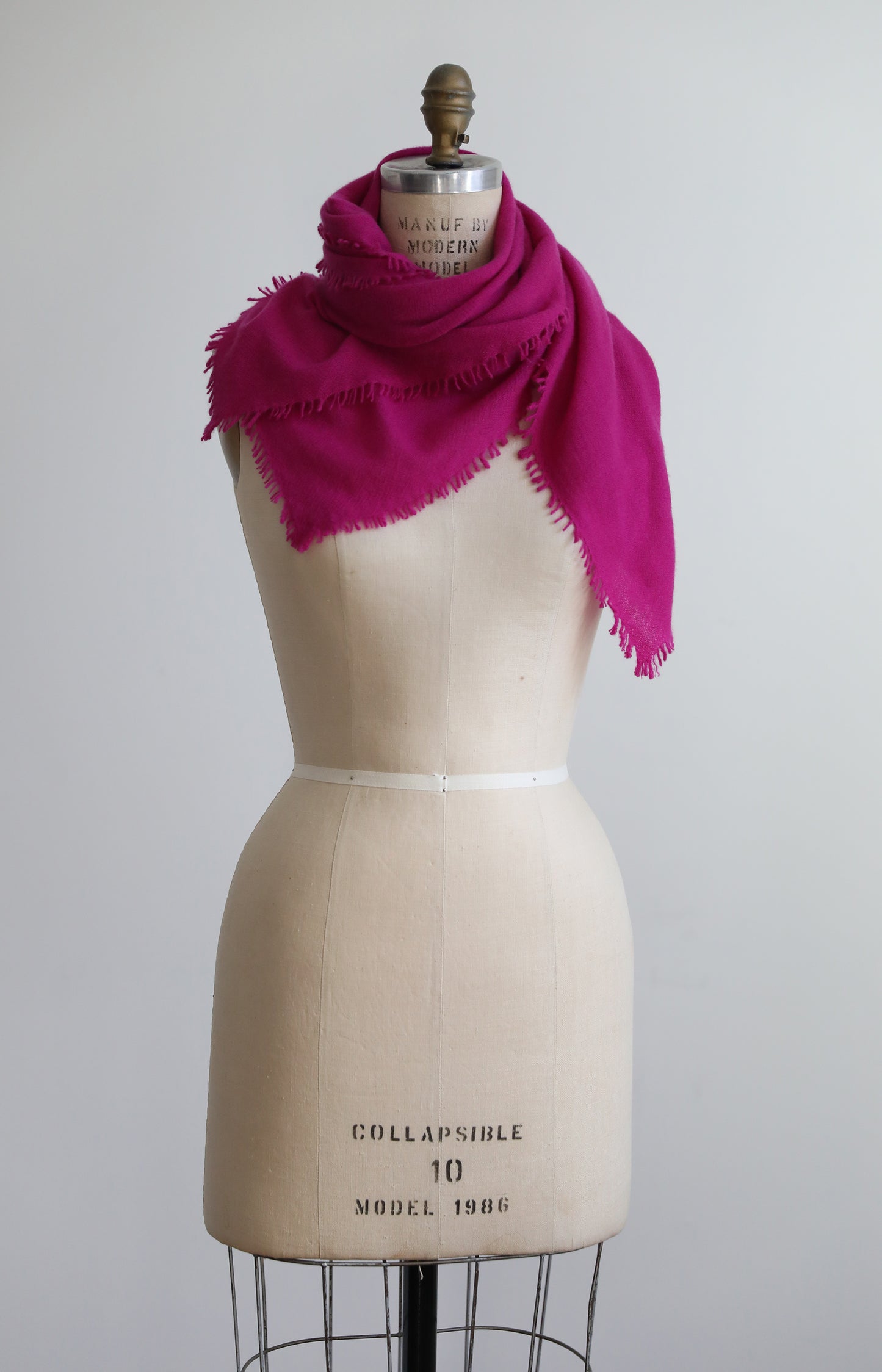 Magenta Cashmere Scarf