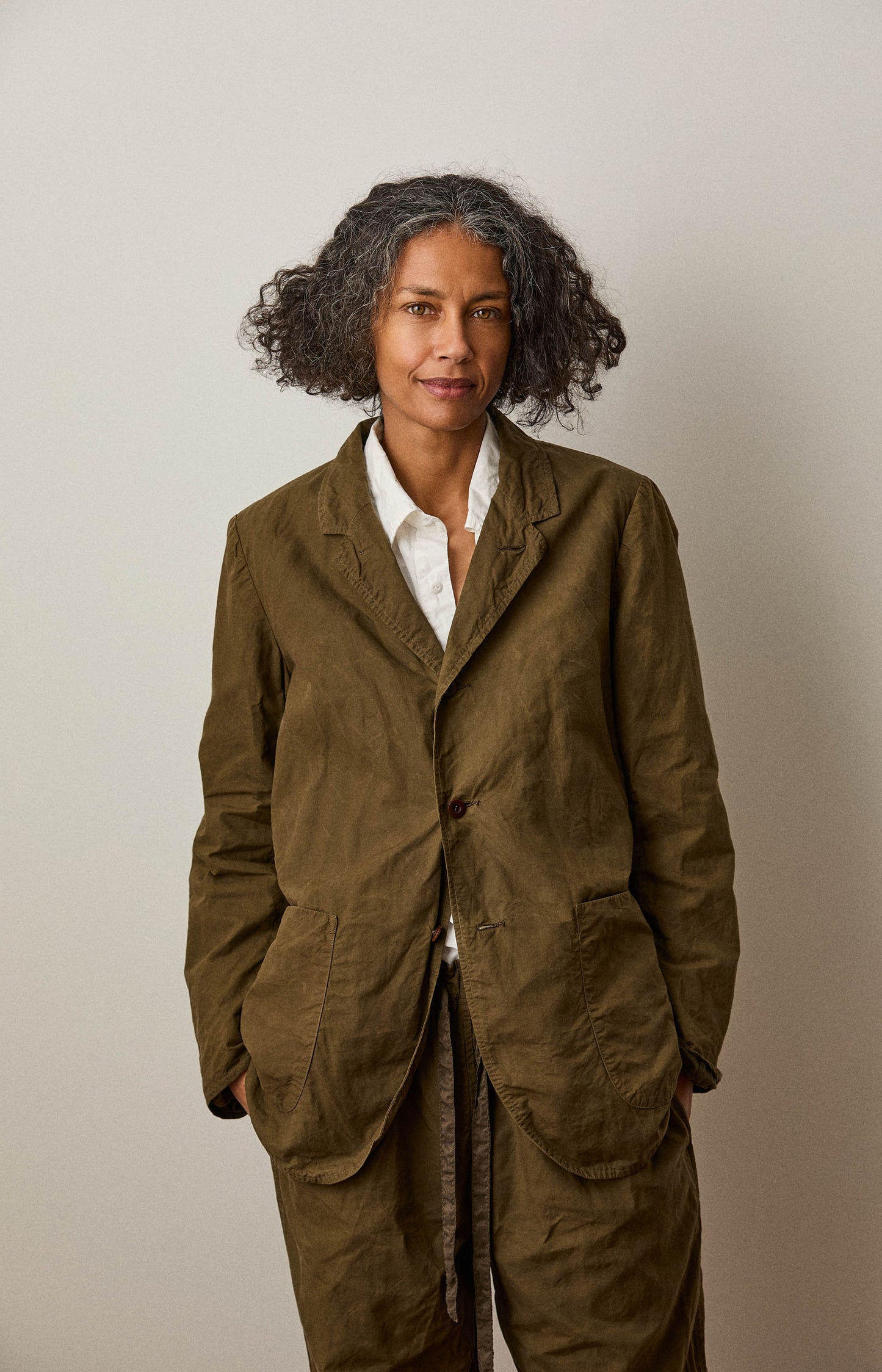 Khaki Cotton P3 Jacket
