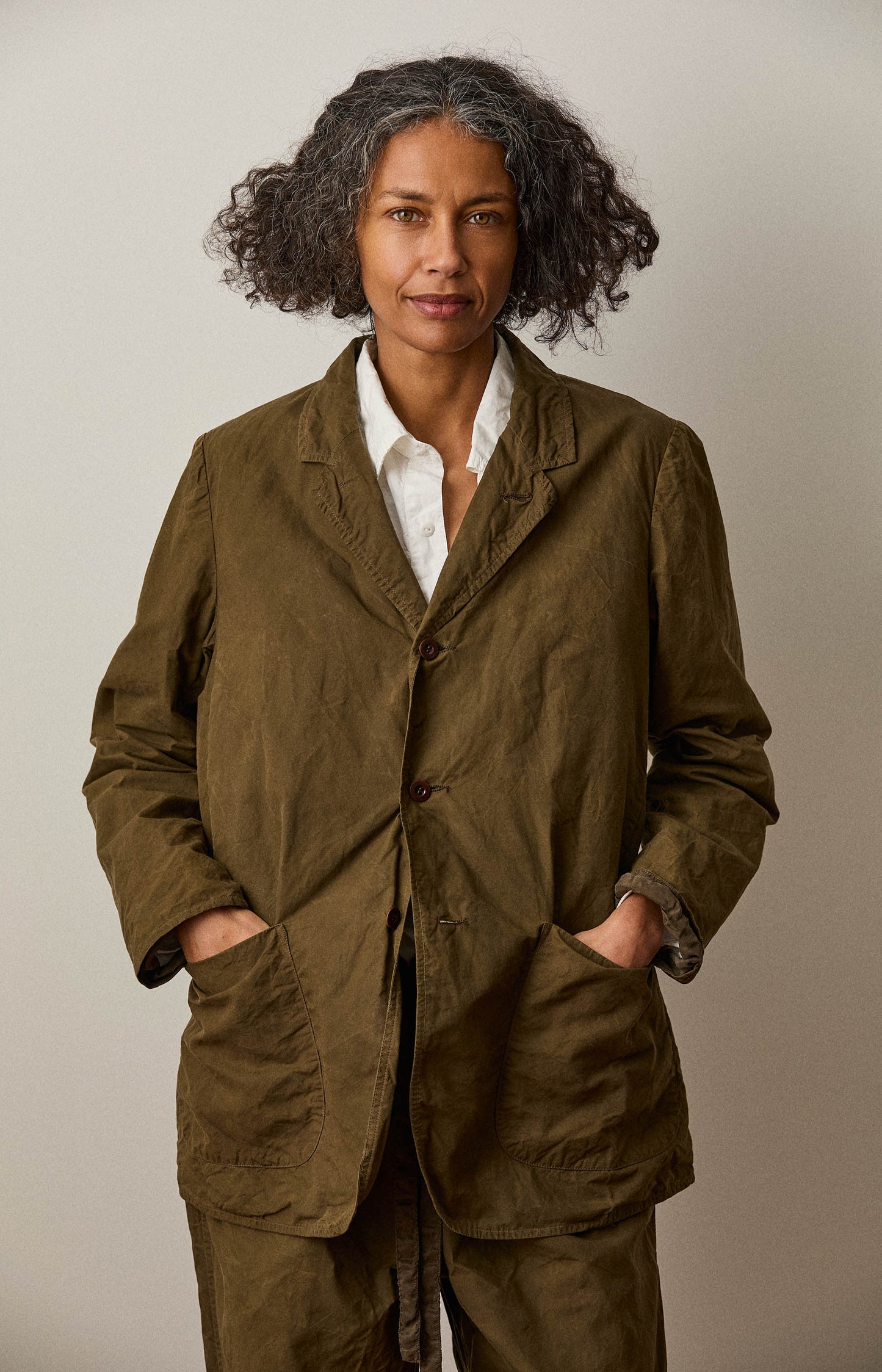 Khaki Cotton P3 Jacket