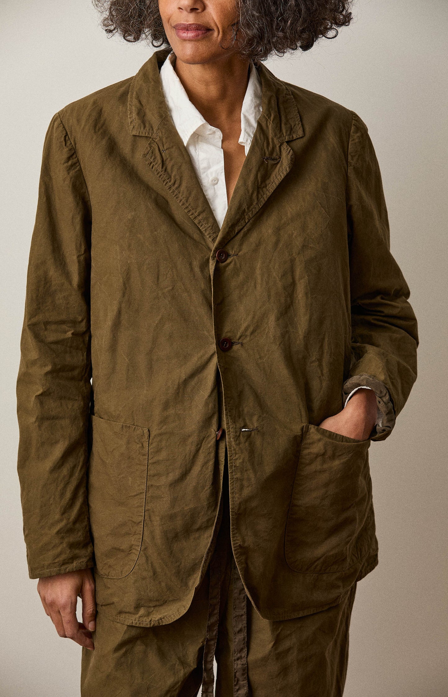 Khaki Cotton P3 Jacket