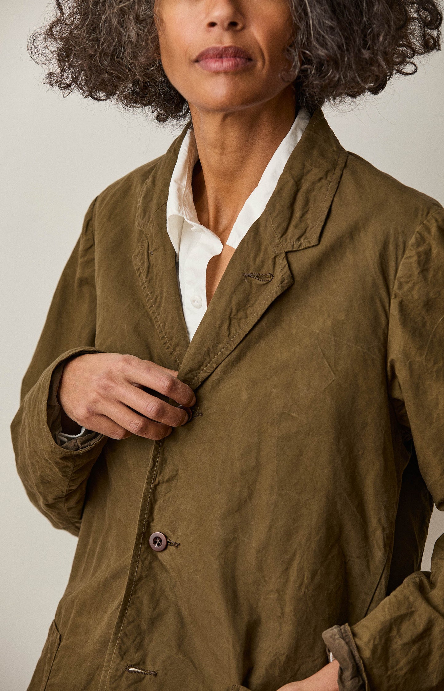 Khaki Cotton P3 Jacket
