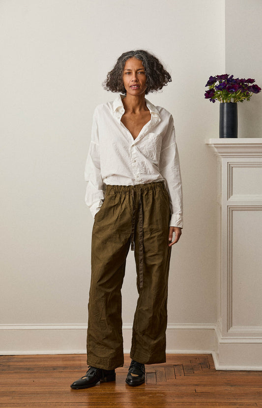 Khaki Coulisse Pants