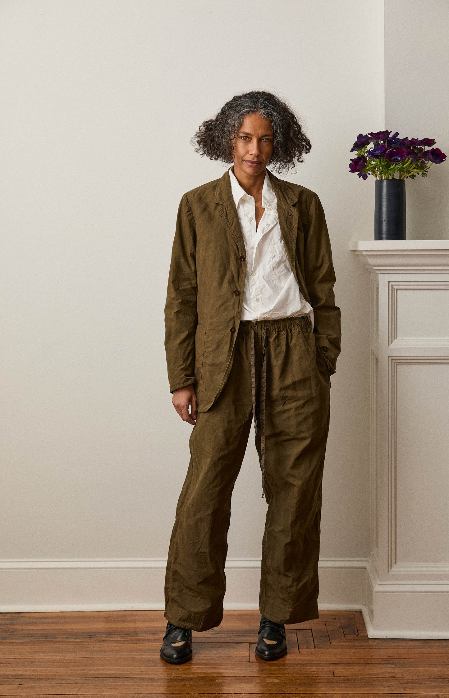 Khaki Coulisse Pants