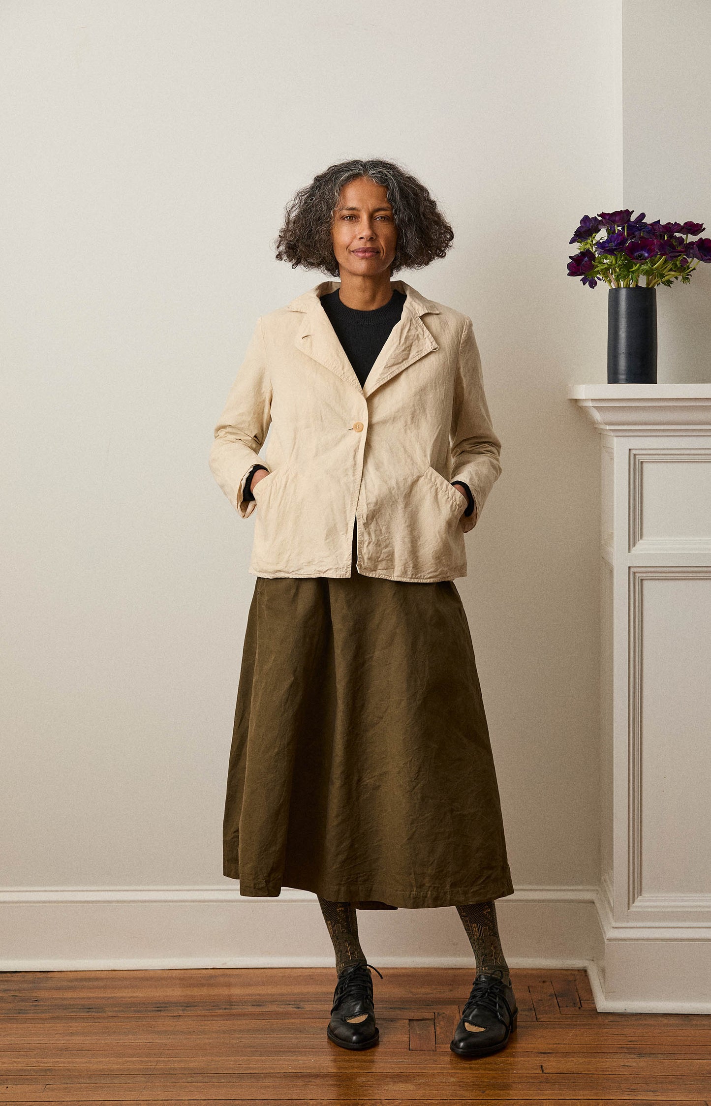 Natural Cotton Lina Jacket