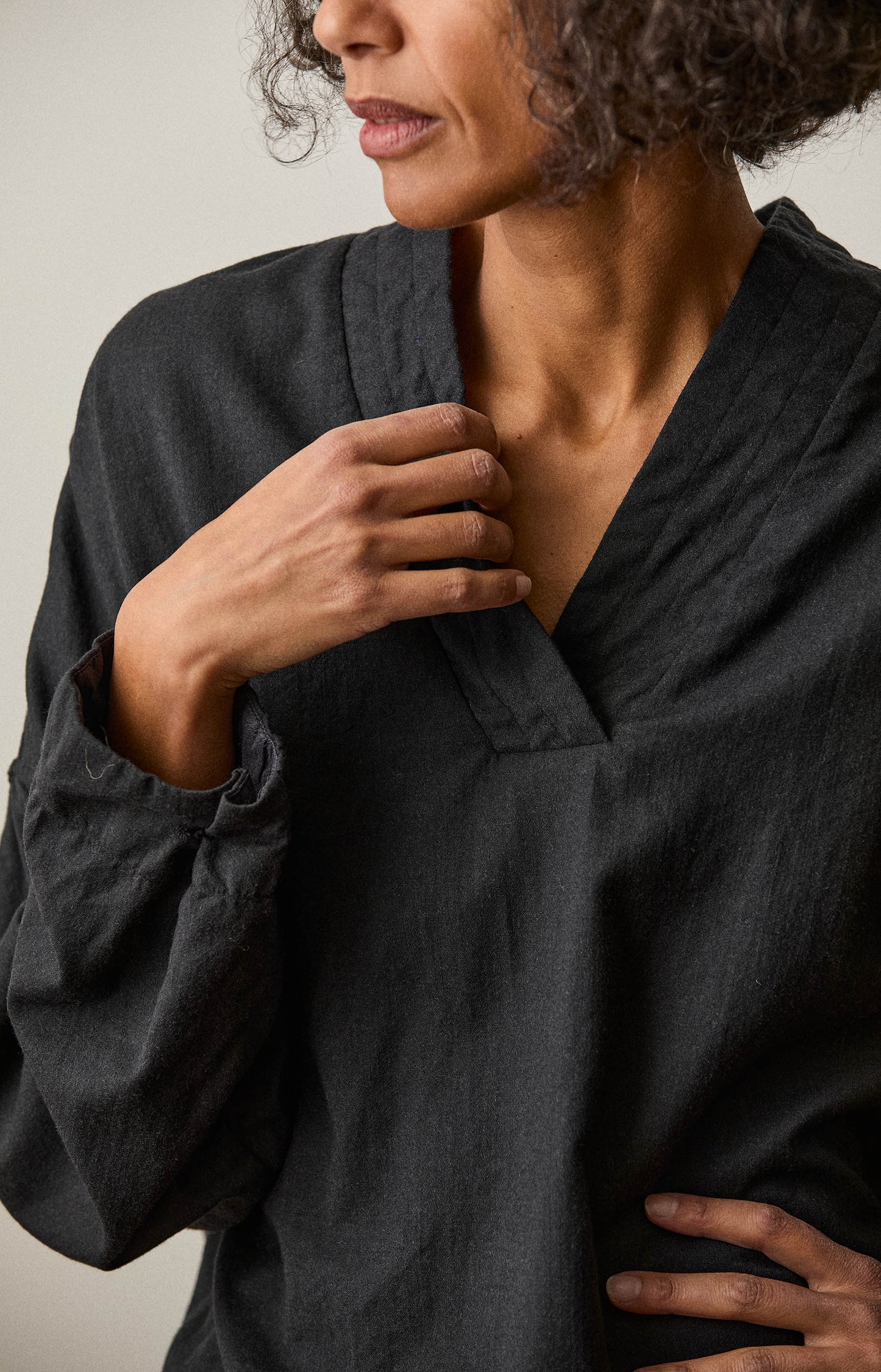 Black Wool AXL Shirt