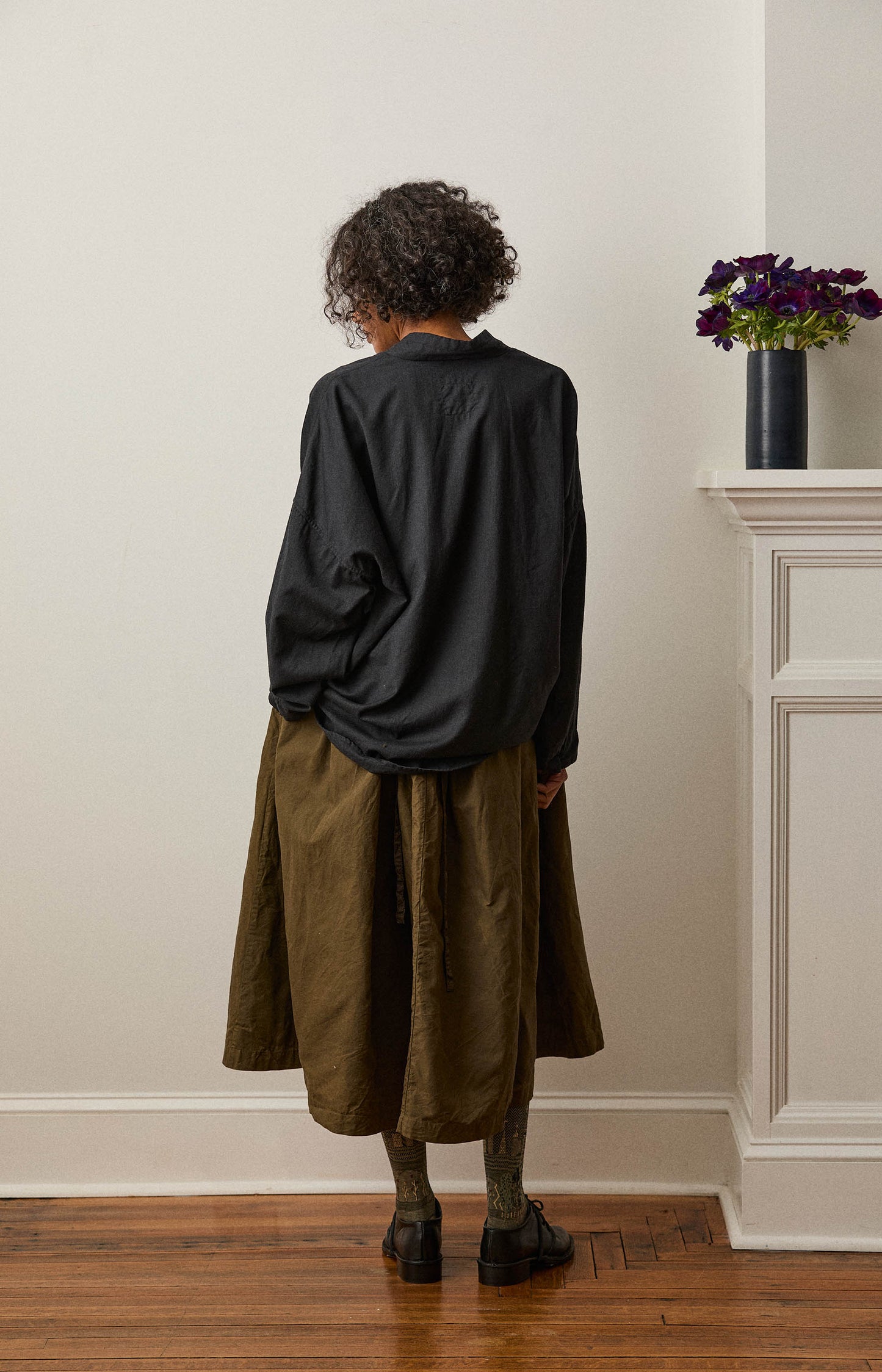 Black Wool AXL Shirt