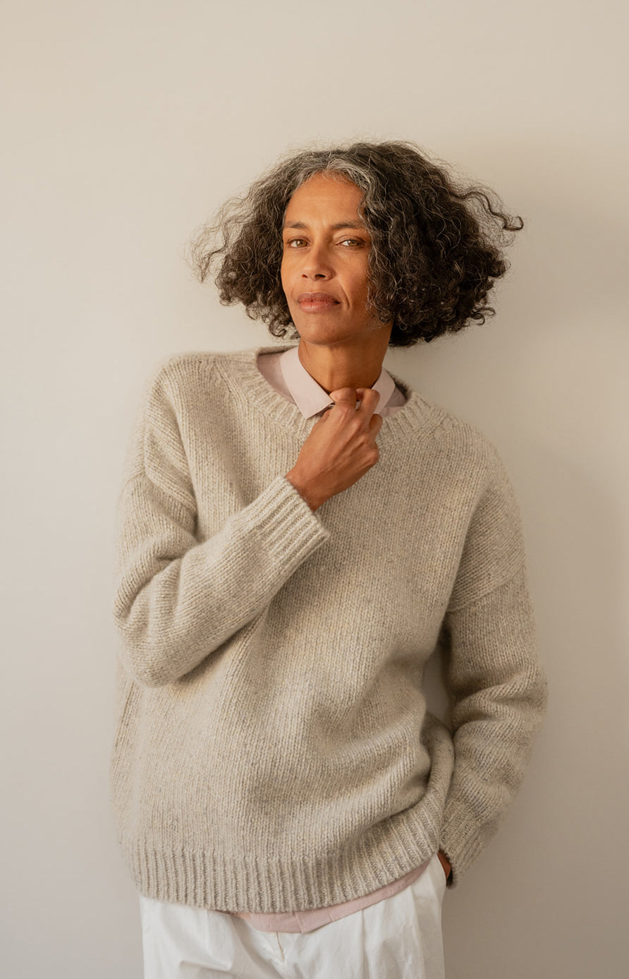 Greige Chunky Sweater