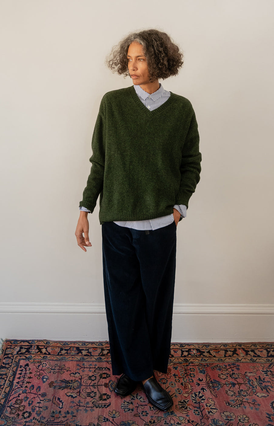 Forest V Neck Sweater