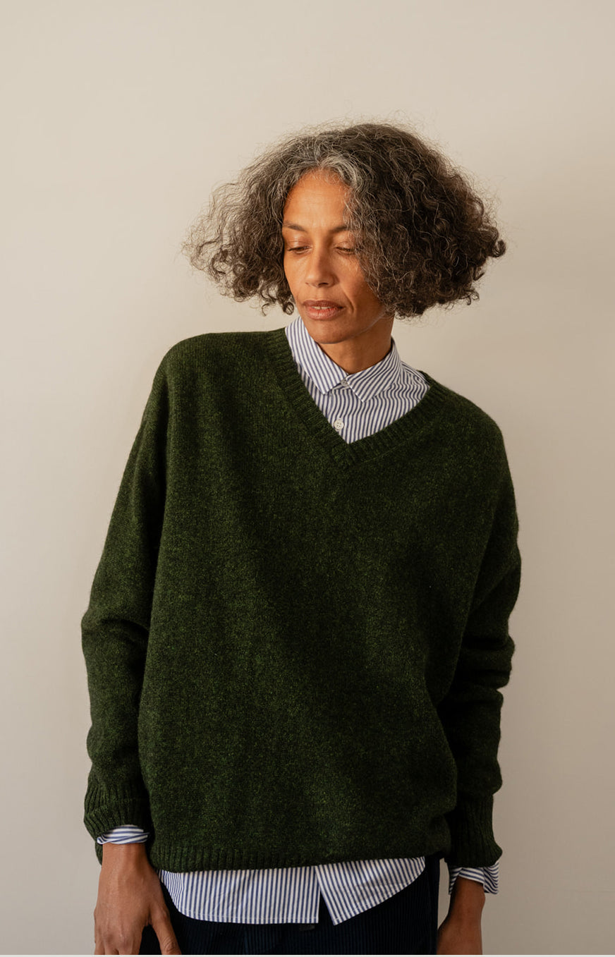 Forest V Neck Sweater
