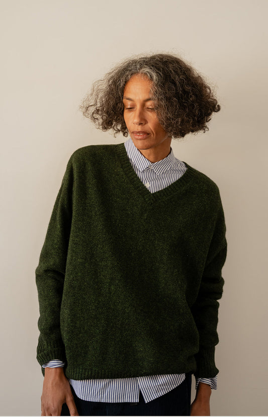 Forest V Neck Sweater