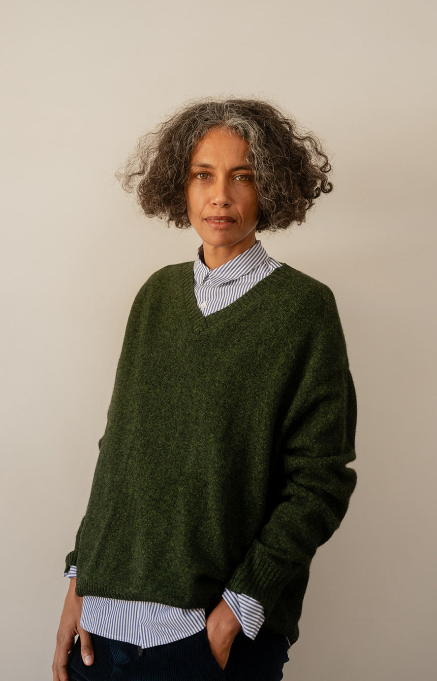 Forest V Neck Sweater