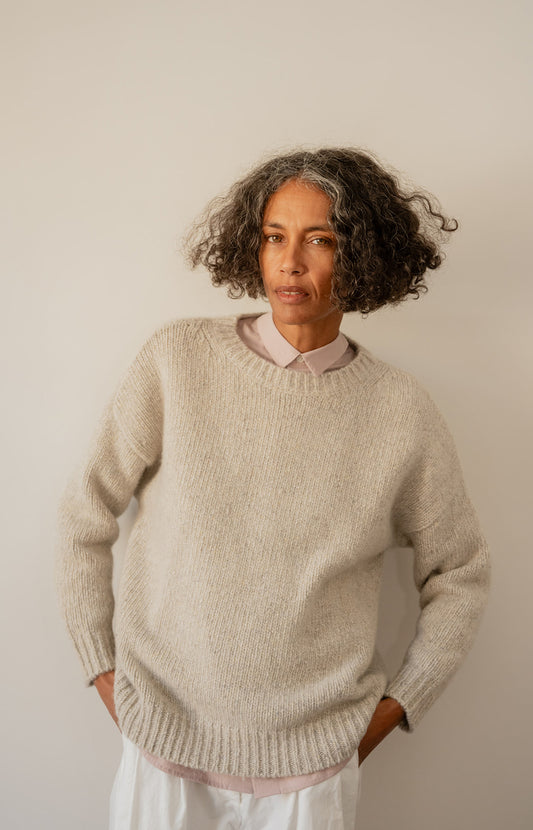 Greige Chunky Sweater
