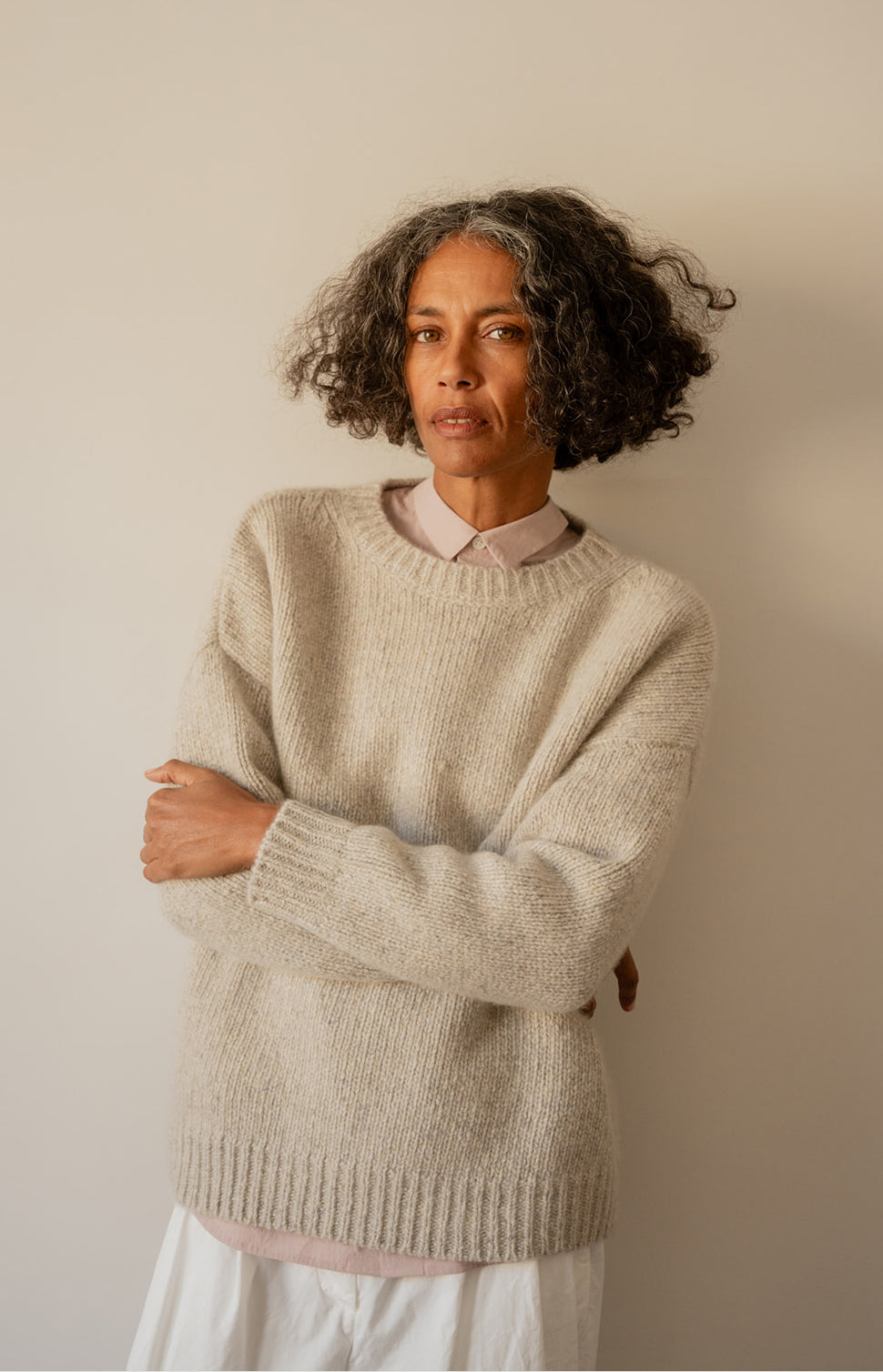 Greige Chunky Sweater