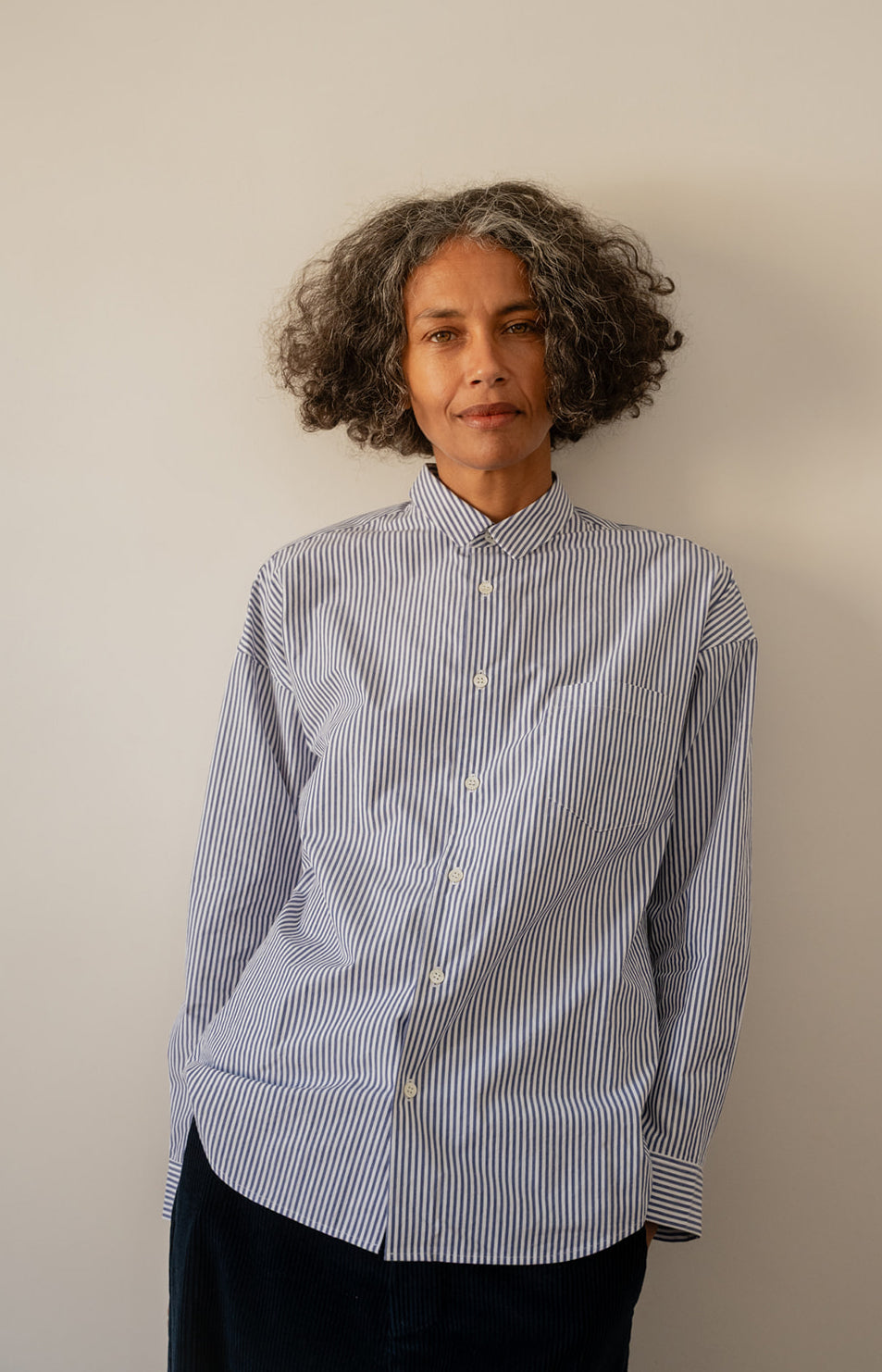 Navy Stripe Kate Shirt