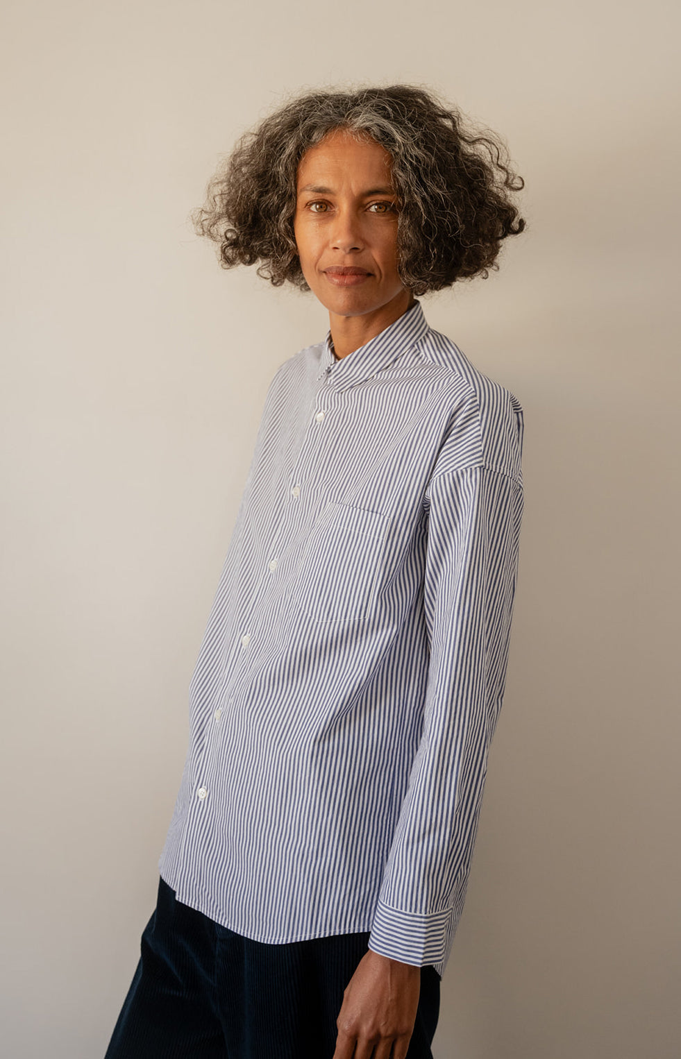 Navy Stripe Kate Shirt
