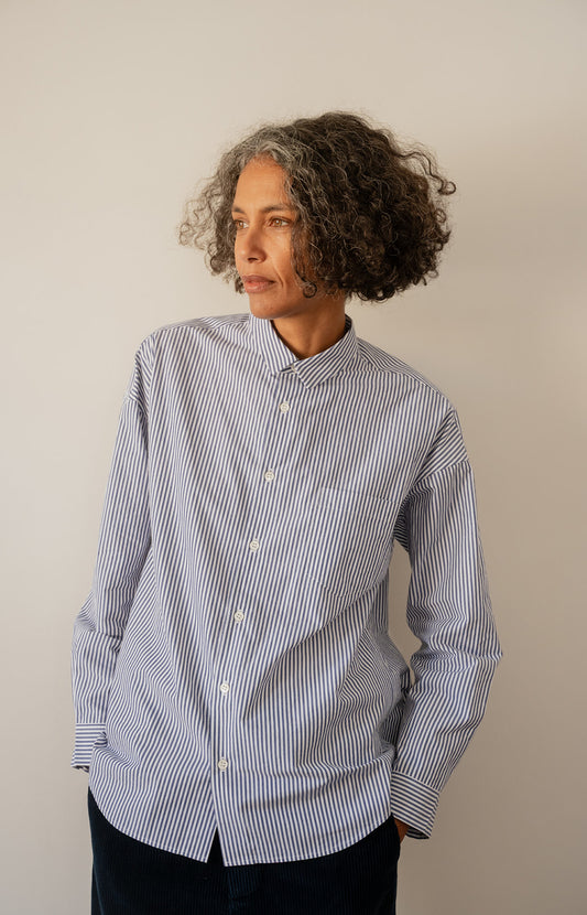 Navy Stripe Kate Shirt