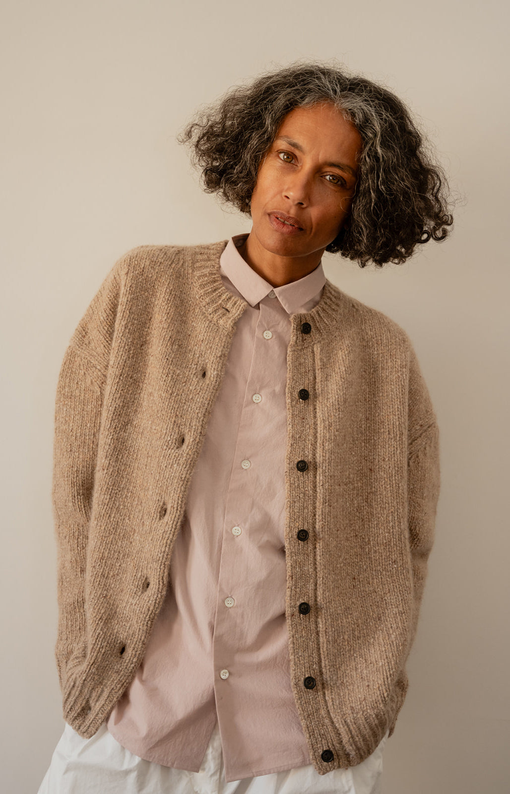 Camel Chunky Cardigan