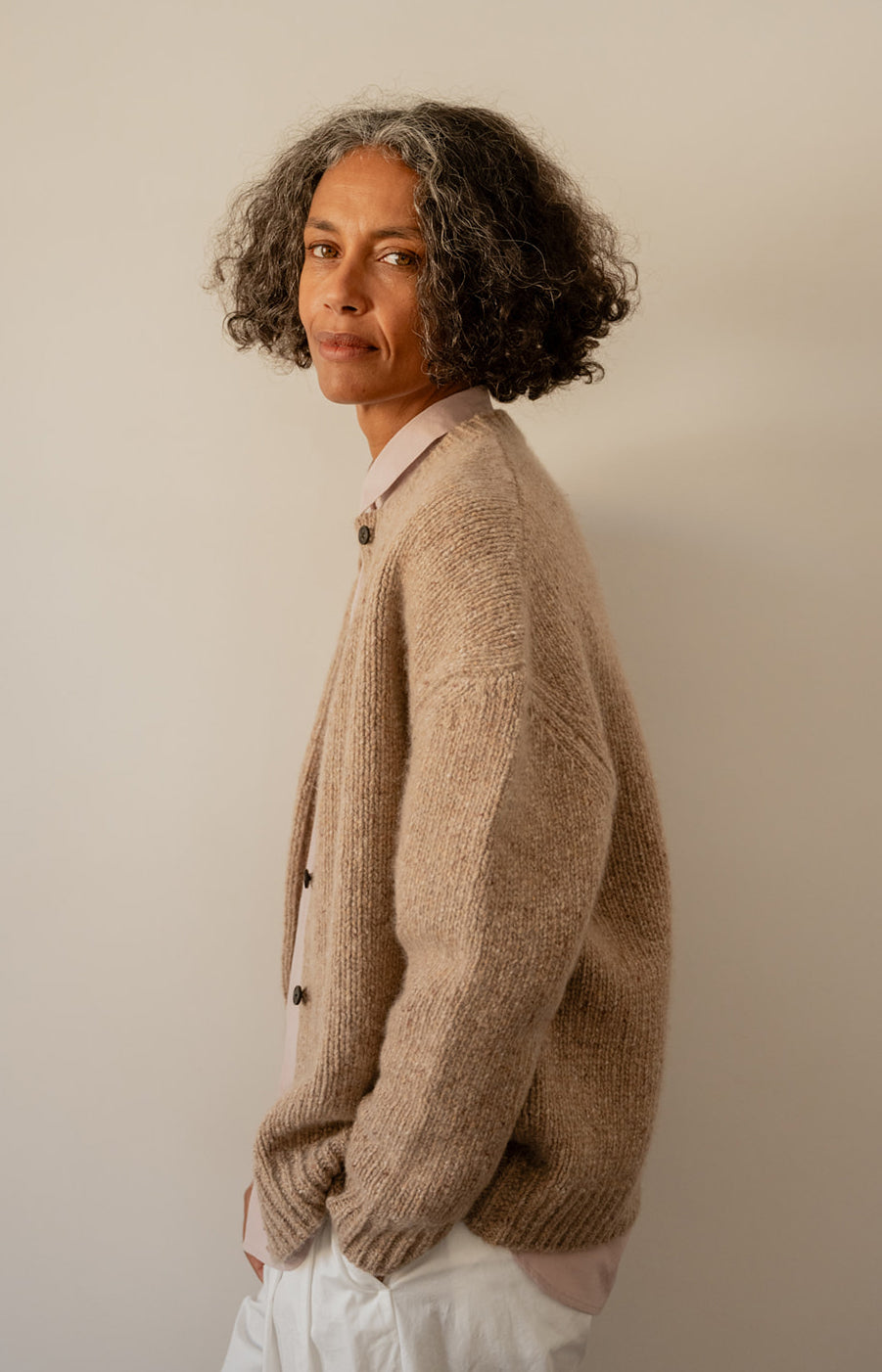 Camel Chunky Cardigan