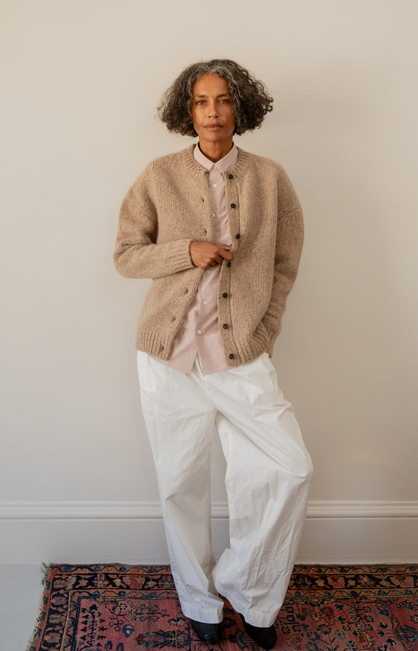 Camel Chunky Cardigan