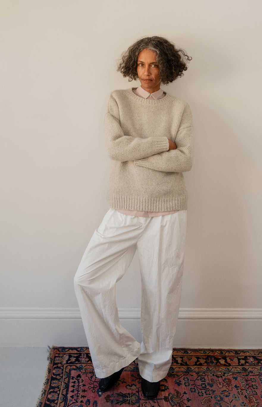 Greige Chunky Sweater