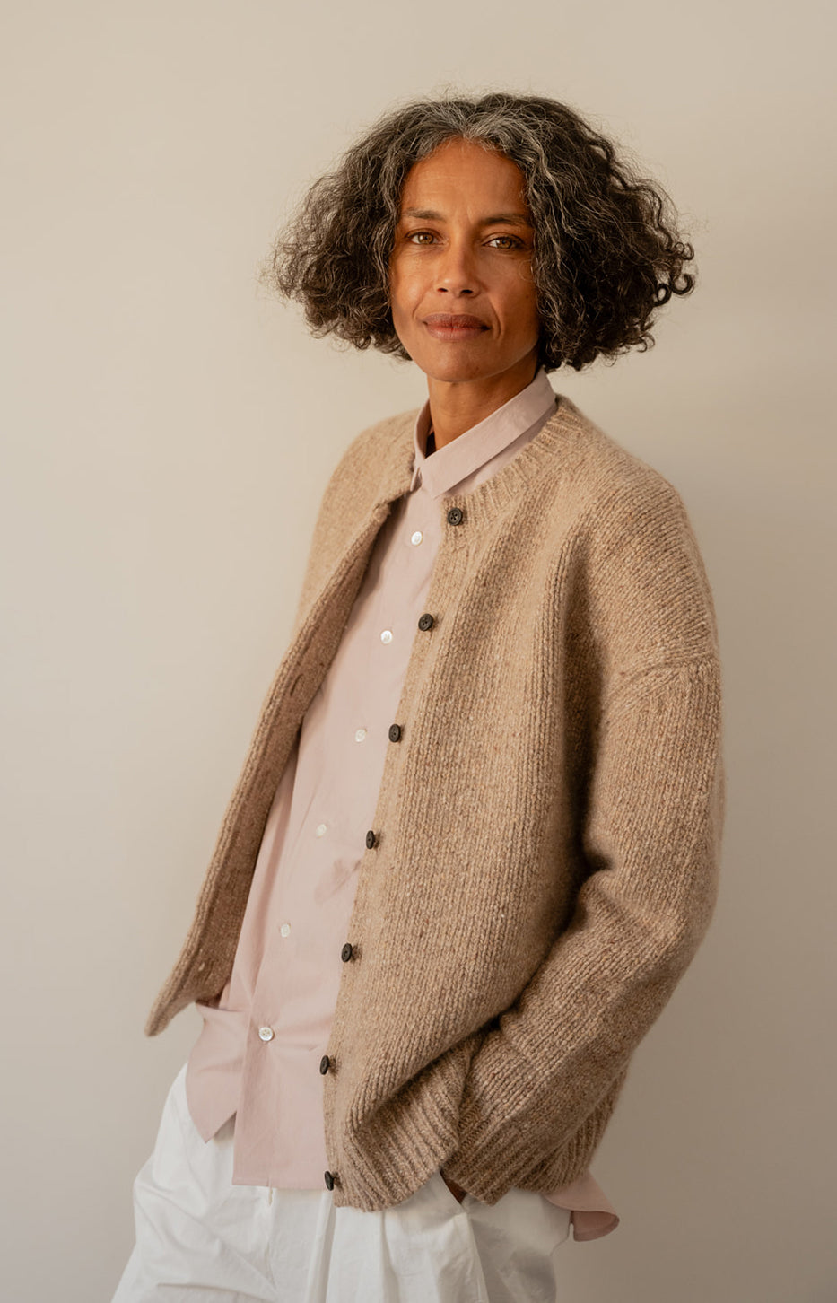 Camel Chunky Cardigan