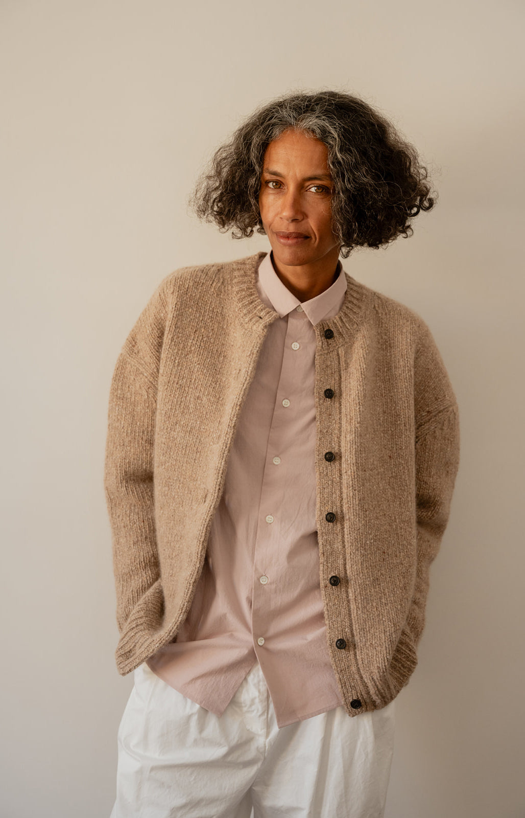 Camel Chunky Cardigan