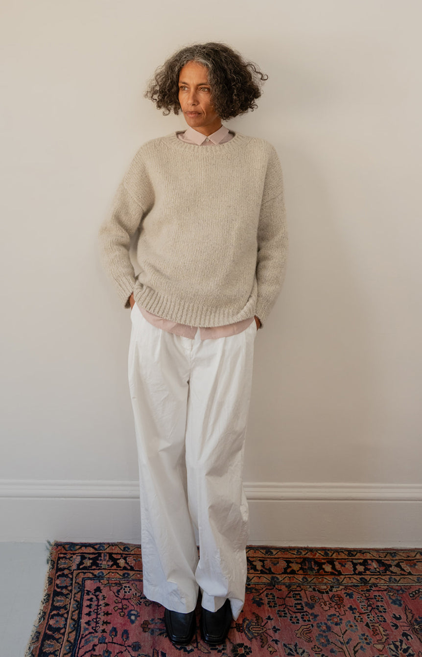 Greige Chunky Sweater