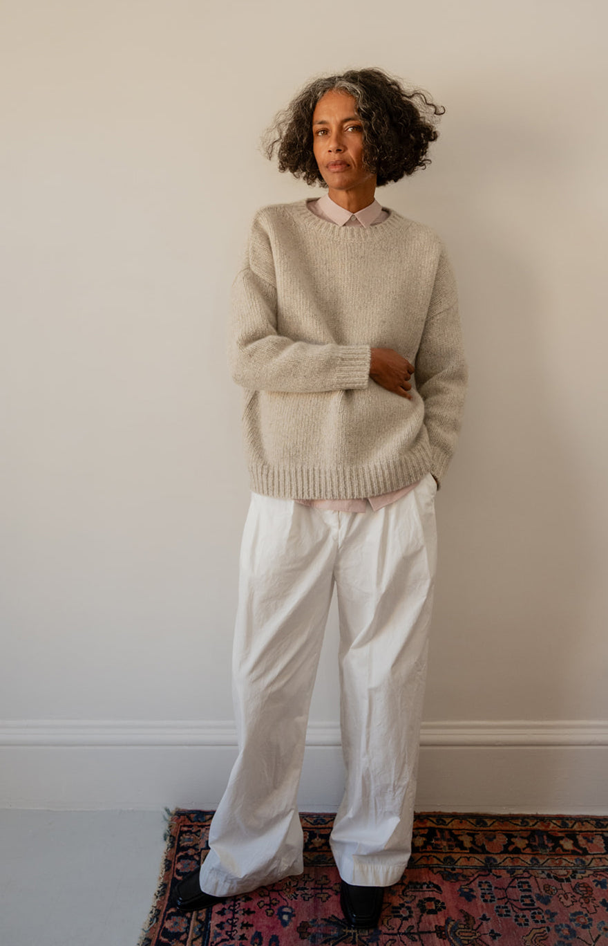 Greige Chunky Sweater