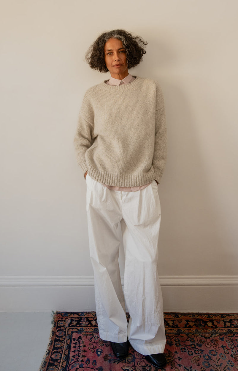 Greige Chunky Sweater