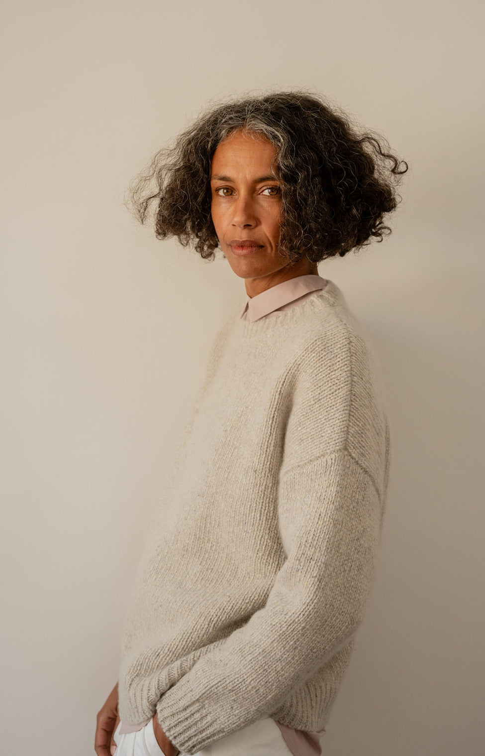 Greige Chunky Sweater
