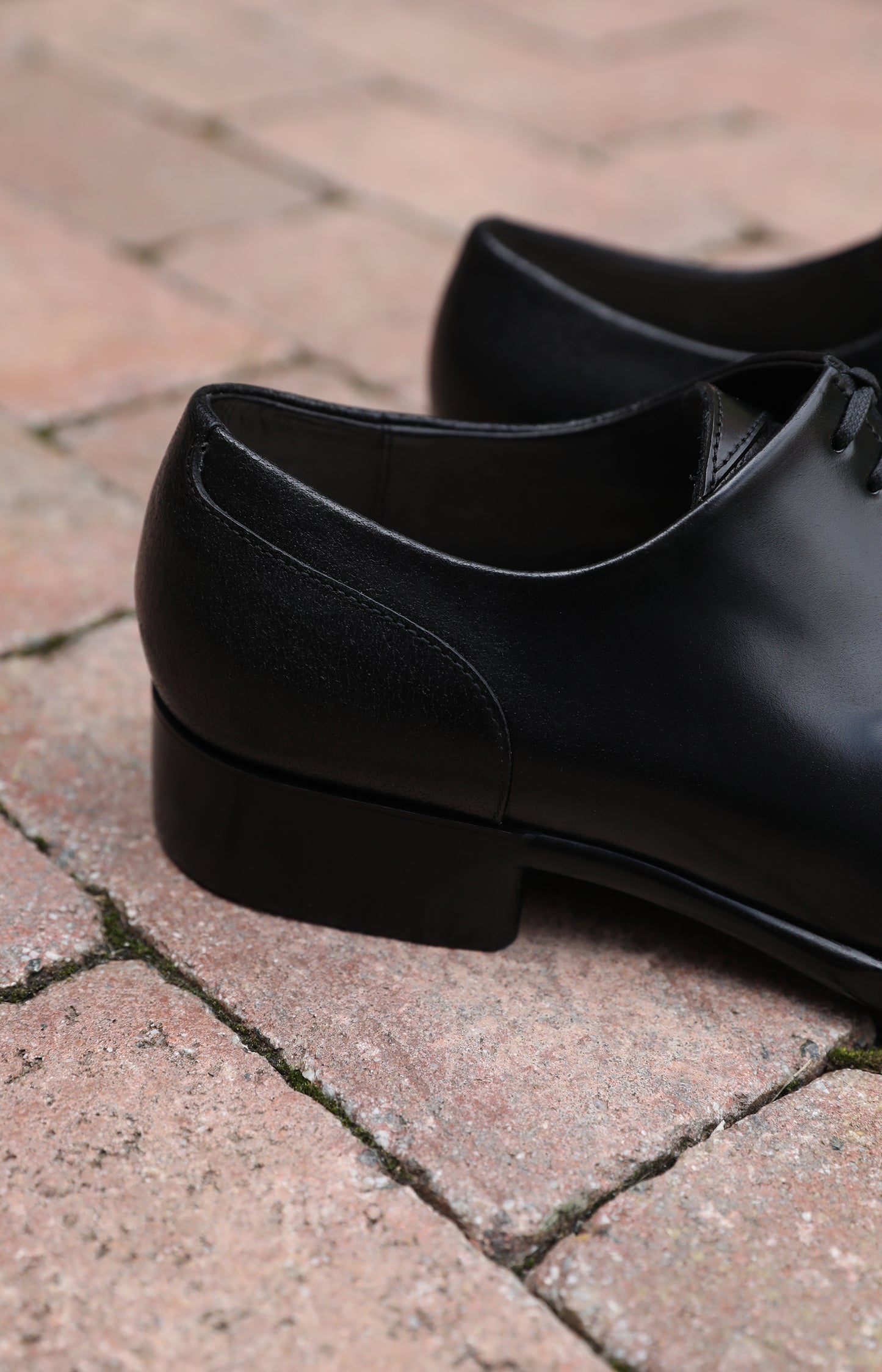 Black Leather Derby