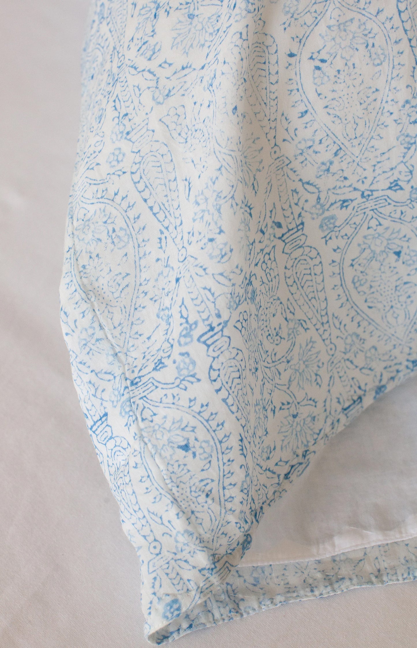 Blue Indian Paisley Pillowcases