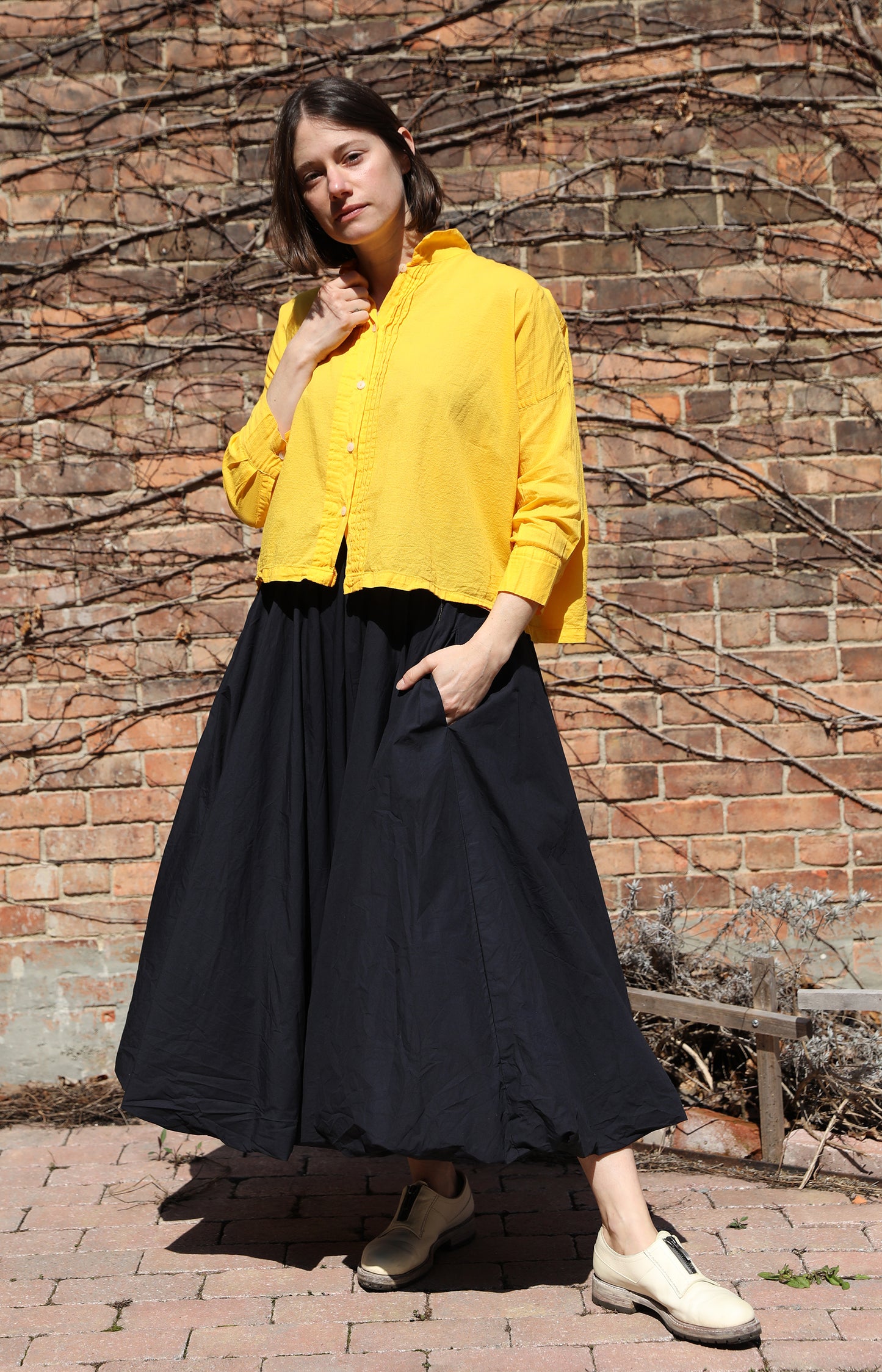 Daisy Cotton Square Top