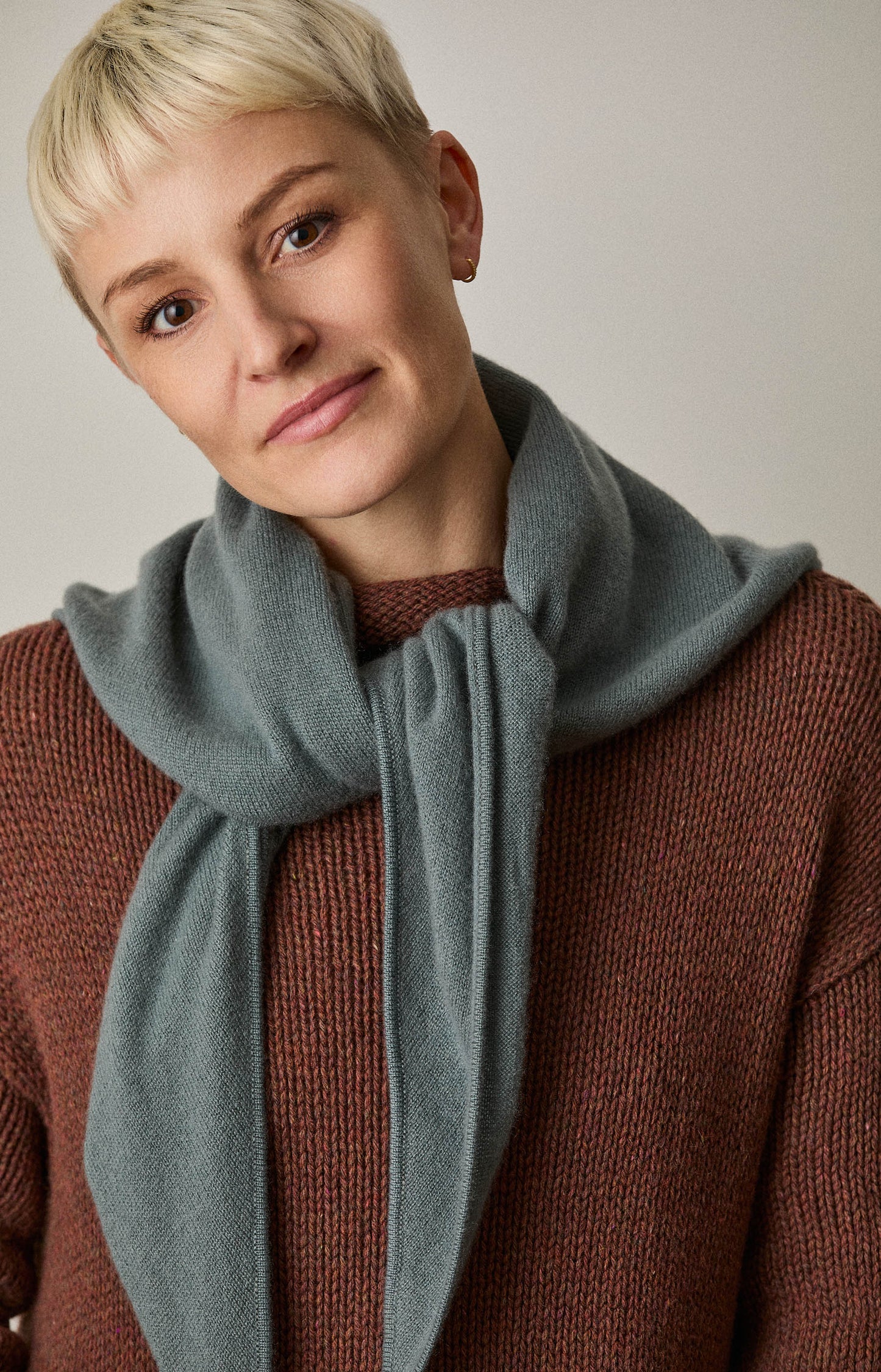 Mineral Cashmere Triangle Scarf
