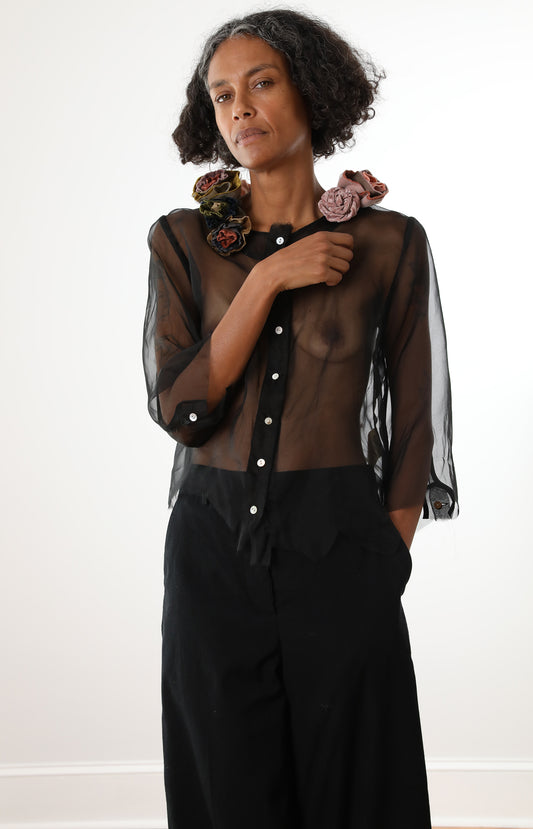 Floral Organza Shirt