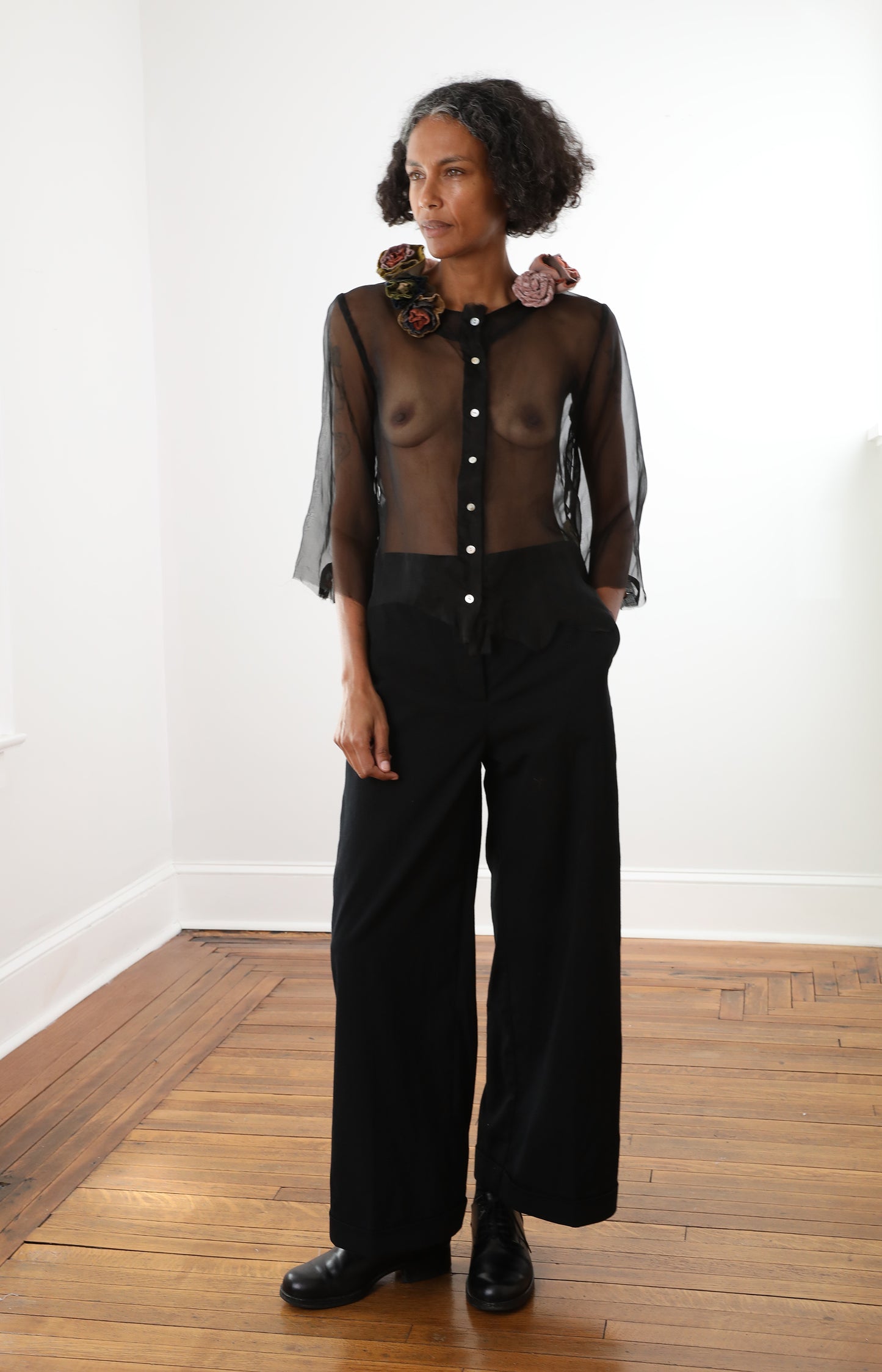 Floral Organza Shirt